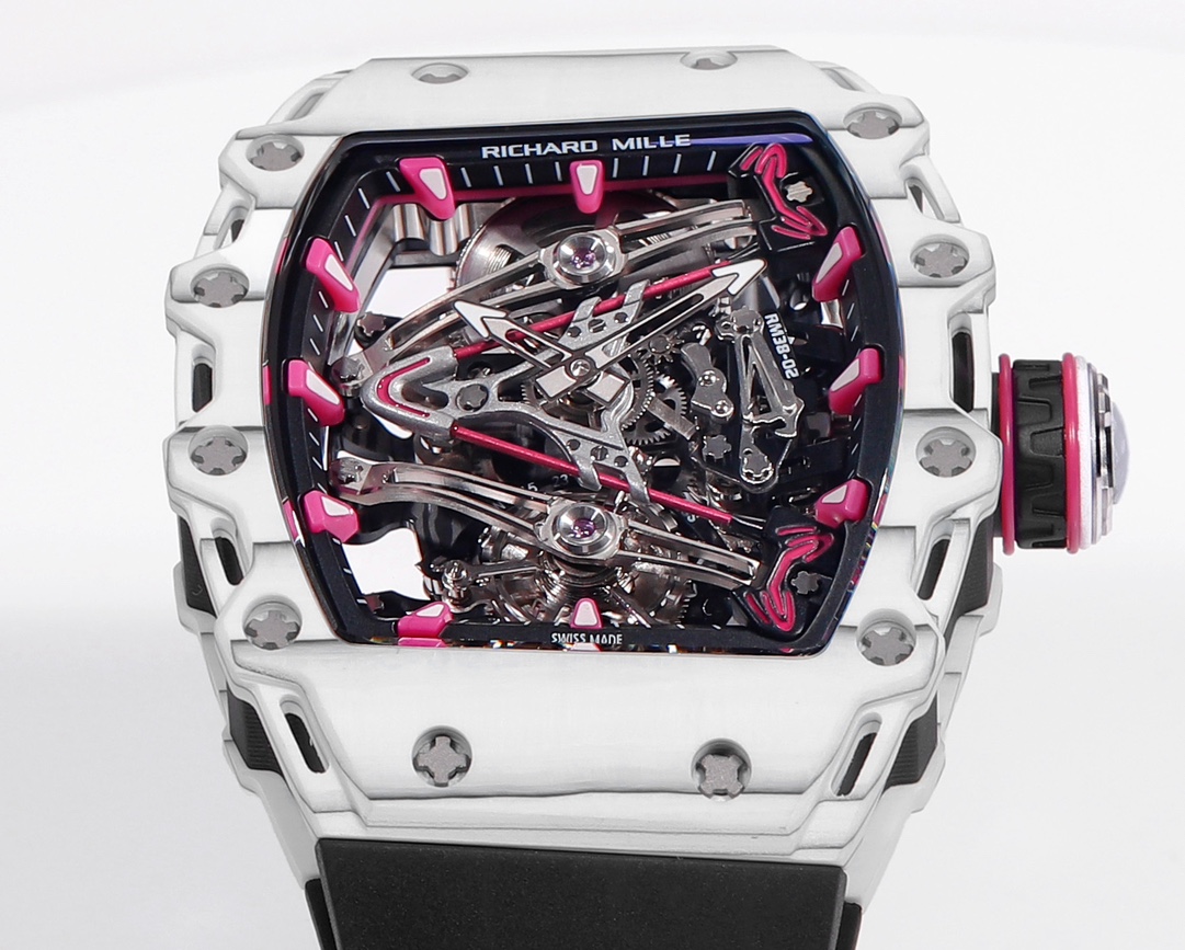 RM 38-02 Tourbillon Bubba Watson: Pink Golf-Inspired Luxury Watch - 图片 5