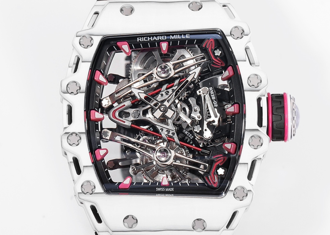 RM 38-02 Tourbillon Bubba Watson: Pink Golf-Inspired Luxury Watch - 图片 2