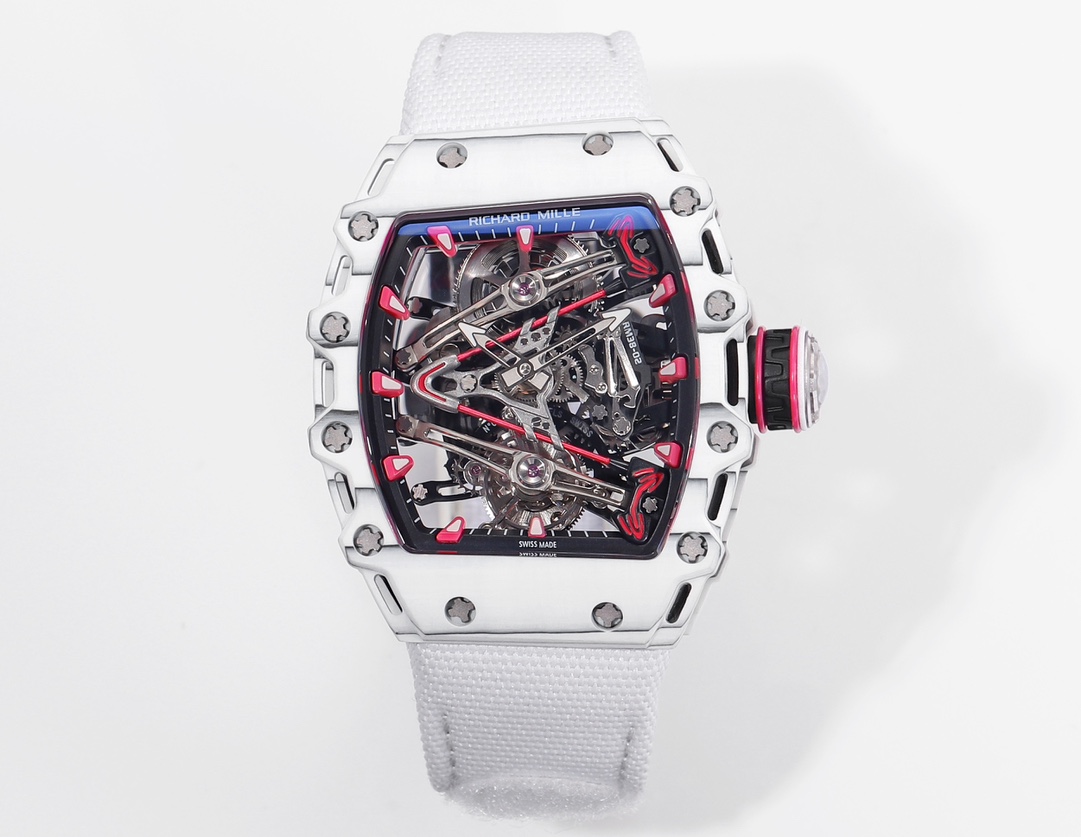 RICHARD MILLE RM 38-02 Tourbillon Bubba Watson: Pink Golf-Inspired Timepiece