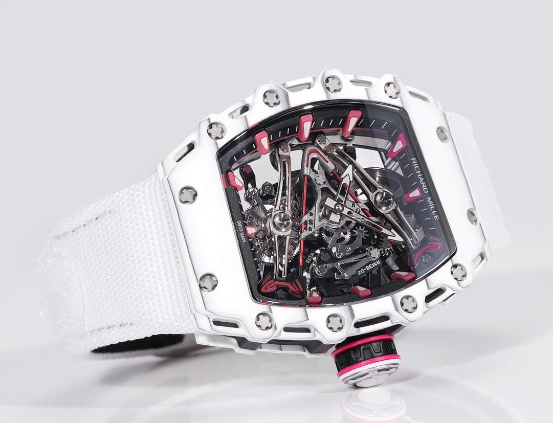 RICHARD MILLE RM 38-02 Tourbillon Bubba Watson: Pink Golf-Inspired Timepiece - 图片 2