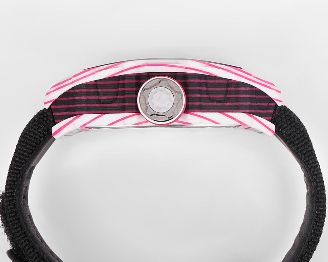 RICHARD MILLE RM 38-02 Tourbillon Bubba Watson: Pink Golf-Inspired Timepiece - 图片 8