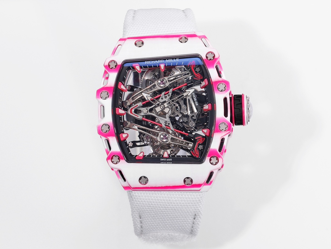RICHARD MILLE RM 38-02 Tourbillon Bubba Watson: Pink Golf-Inspired Luxury Watch