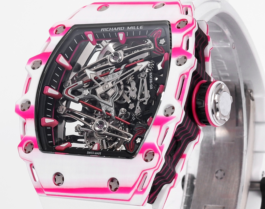 RICHARD MILLE RM 38-02 Bubba Watson Tourbillon: Pink Golf-Inspired Luxury Watch - 图片 2