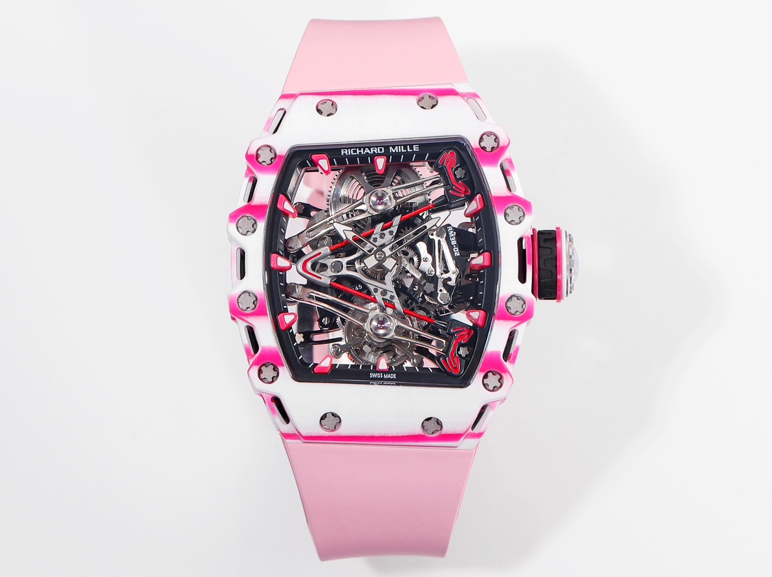 RICHARD MILLE RM 38-02 Tourbillon Bubba Watson: Pink Golf-Inspired Timepiece
