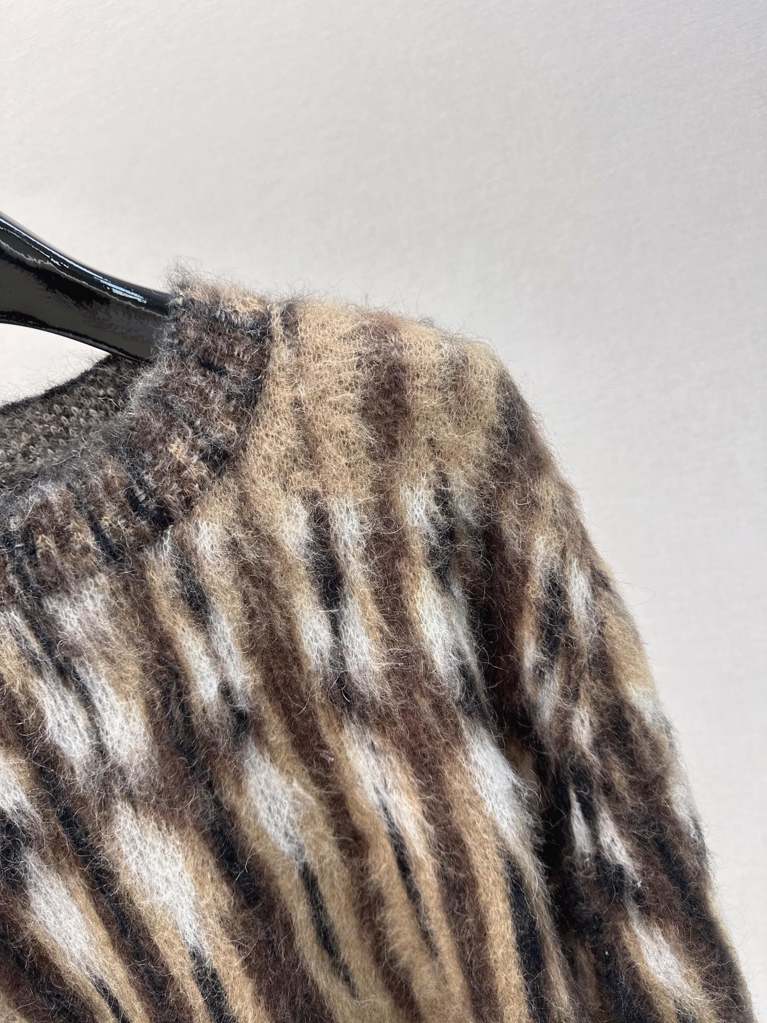 独家首发ANCe23Ss秋冬最新款拼色扎染毛衣超美美拉德色系咖色系超显白精选长度最佳马海毛纱线质感超棒面