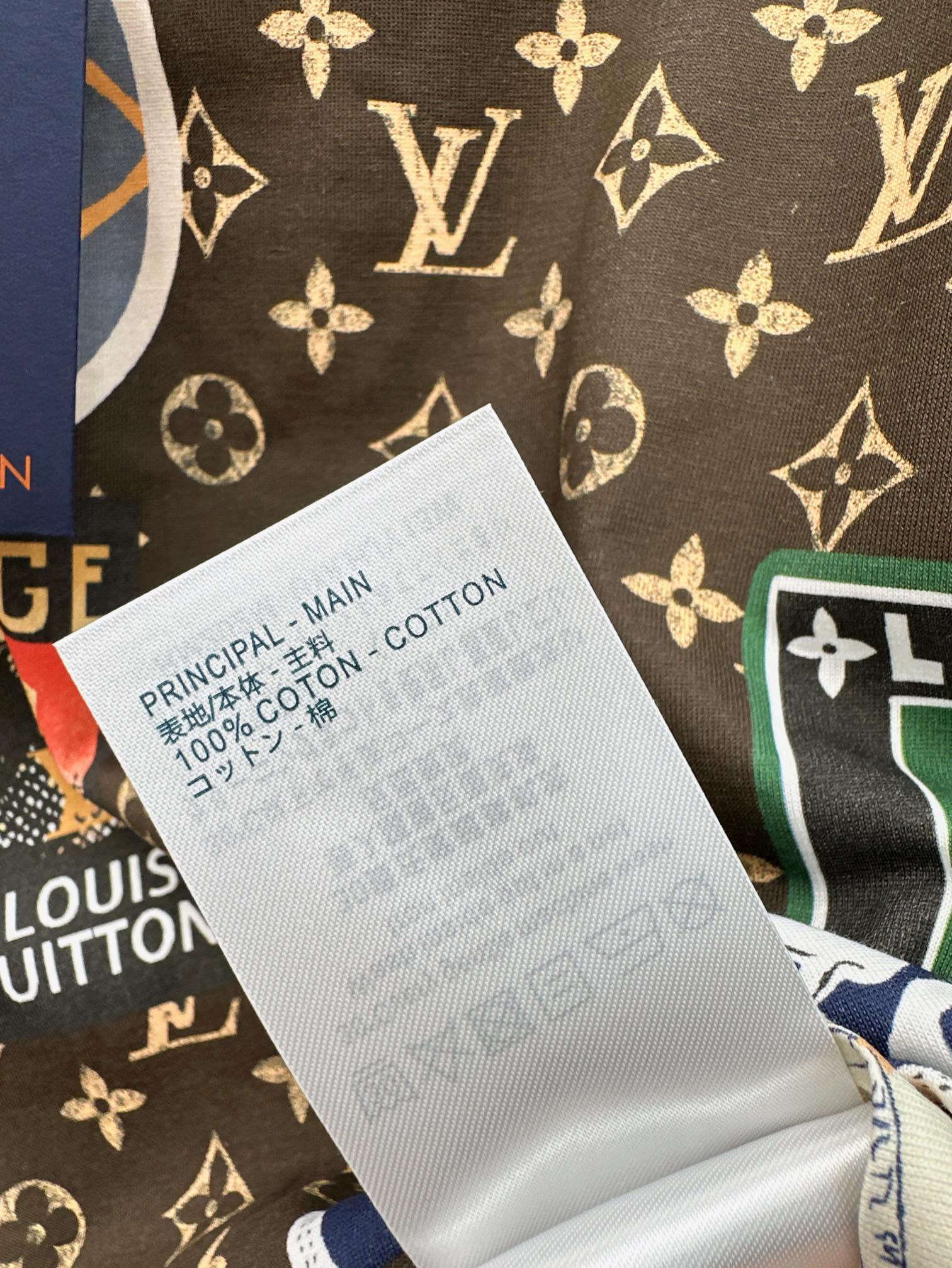 L家24Ss春夏最新款FlightMode印花短袖T恤两个版本一个超短款一个基础款本季的标志性图案爱丽舍