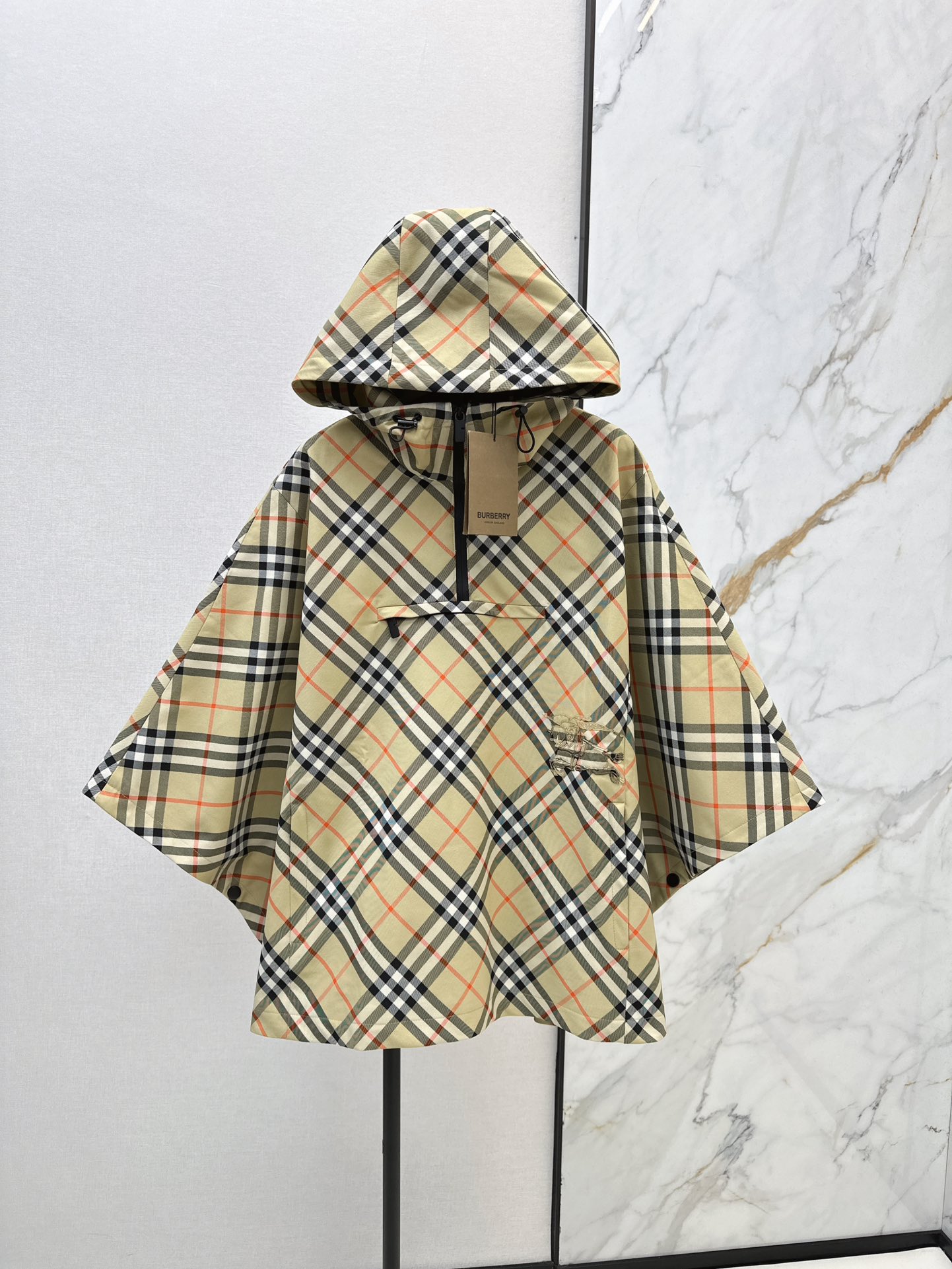 Burberry Abbigliamento Giacca & Soprabito Ricamo Collezione Autunno/Inverno Top con cappuccio