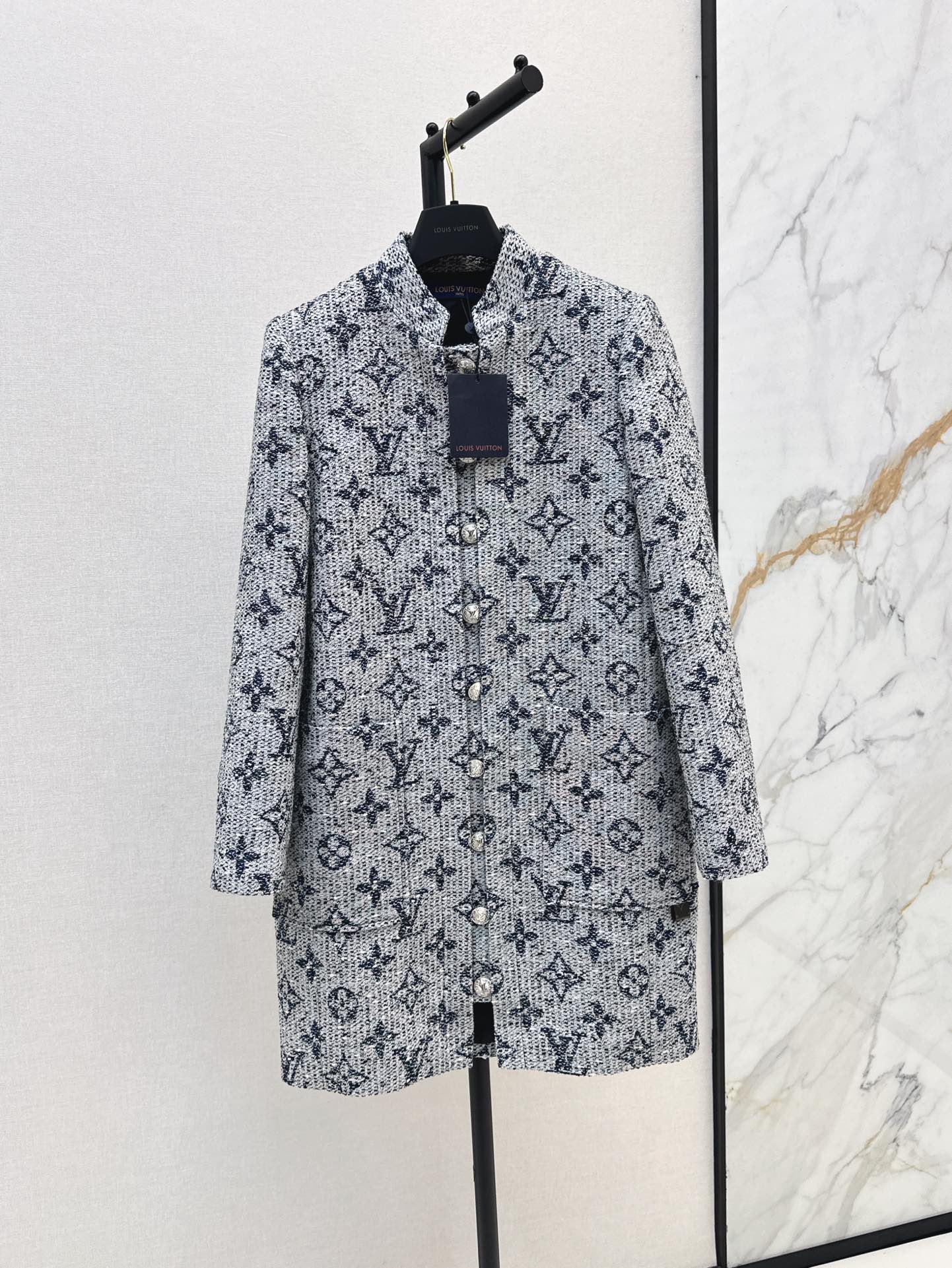 Louis Vuitton Vêtements Manteaux & Blousons Gris Laine Collection automne – hiver