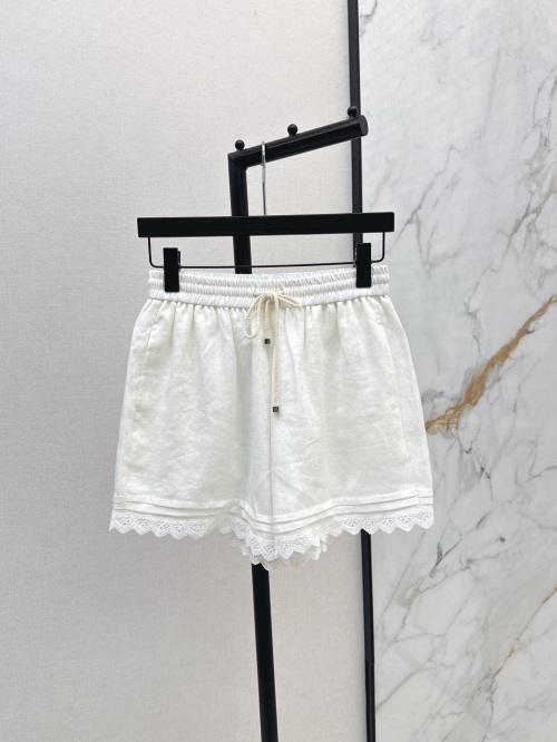 Elastic Waist Lace Trim Shorts - Summer Essential, Slimming and Stylish 1 Elastic Waist Lace Trim Shorts - Summer Essential, Slimming and Stylish