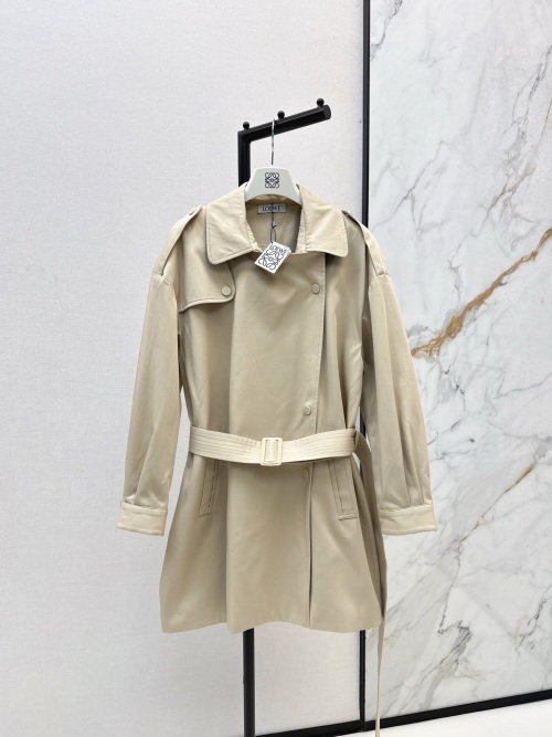 Loewe Women's Beige Trench Coat | Minimalist Style, Autumn Essential 21 Loewe Women's Beige Trench Coat | Minimalist Style, Autumn Essential