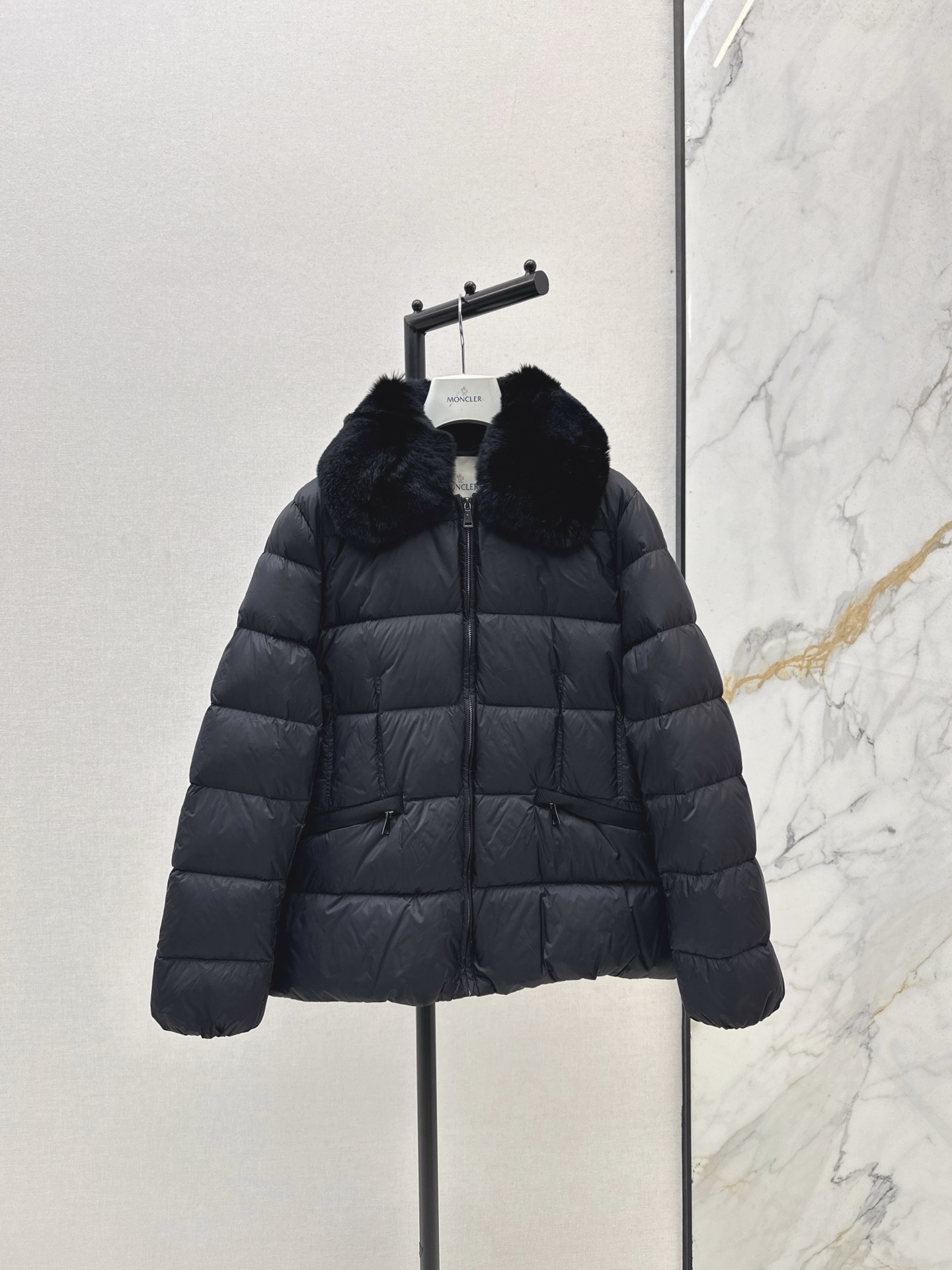 Moncler Women's Down Padded Jacket with Fur Collar | Warm & Stylish Coat 1 i1758278861022 4010 0 0