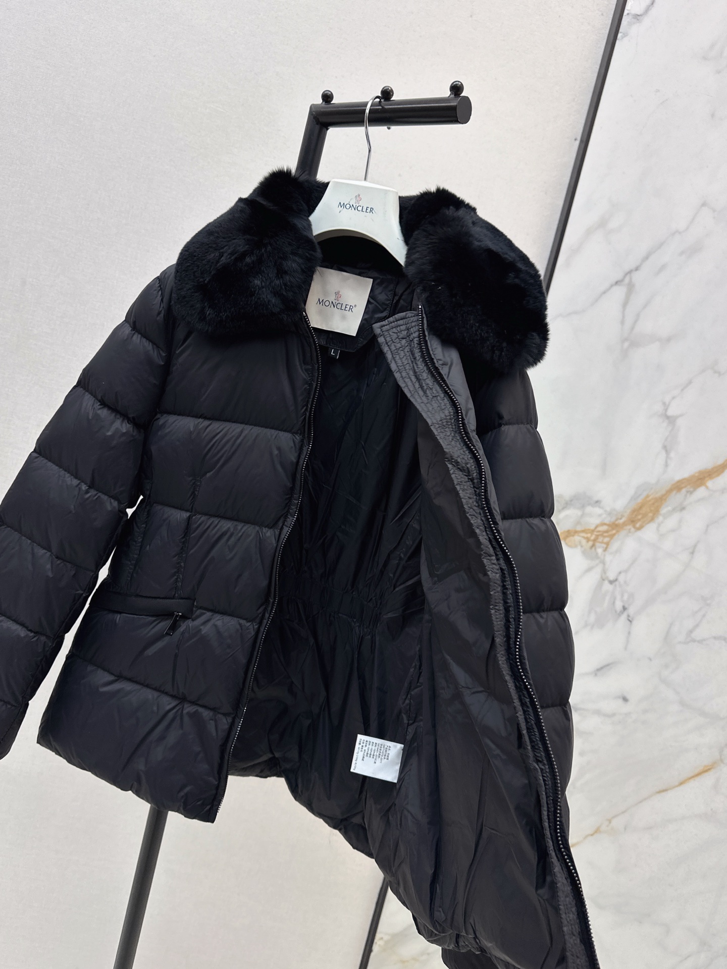 Moncler Women's Down Padded Jacket with Fur Collar | Warm & Stylish Coat 7 i1758278862783 9217 0 6