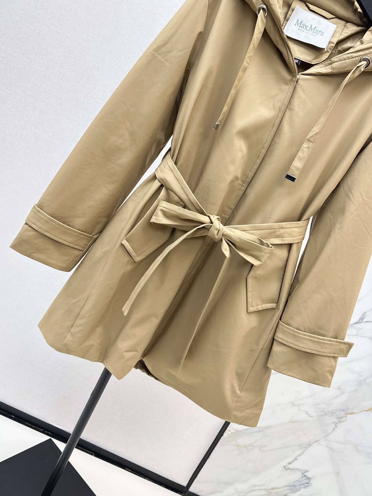 Max Mara Hooded Belted Padded Shell Coat Winter Warm Outerwear 7 i1758279118604 439 0 6