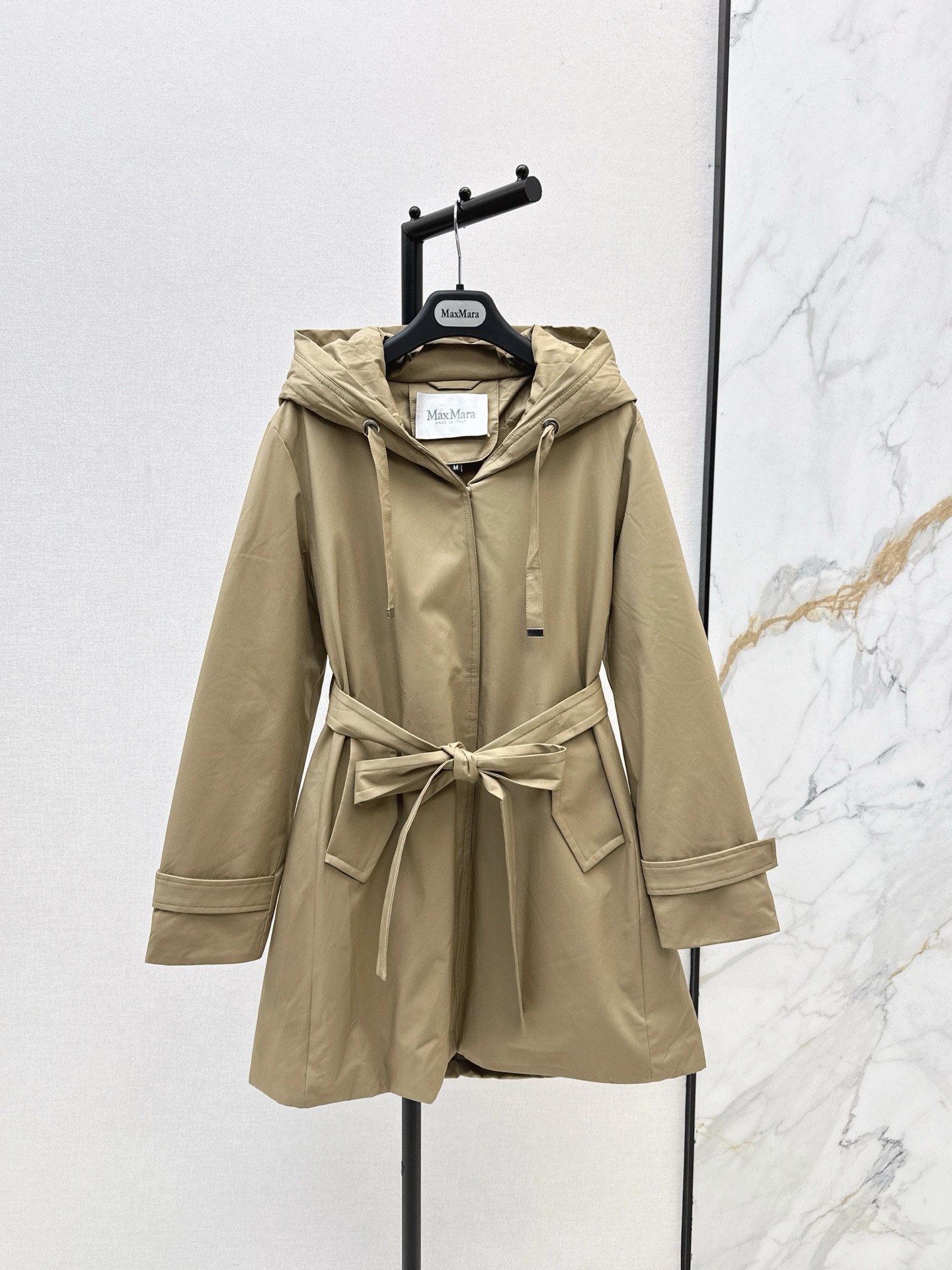 Max Mara Hooded Belted Padded Shell Coat Winter Warm Outerwear 2 i1758279119116 5222 0 1