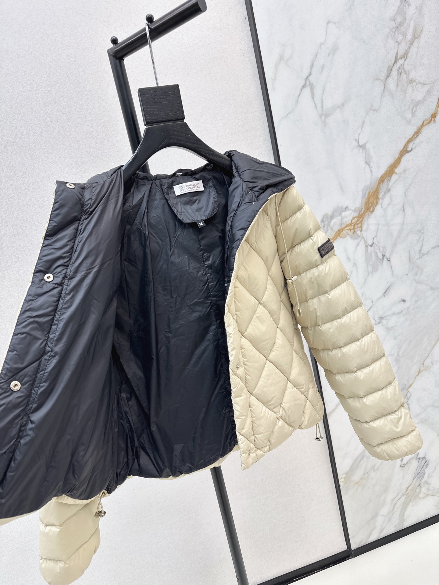 Brunello Cucinelli Quilted Down Padded Jacket Short Hooded Coat 8 i1758279289839 3275 0 7