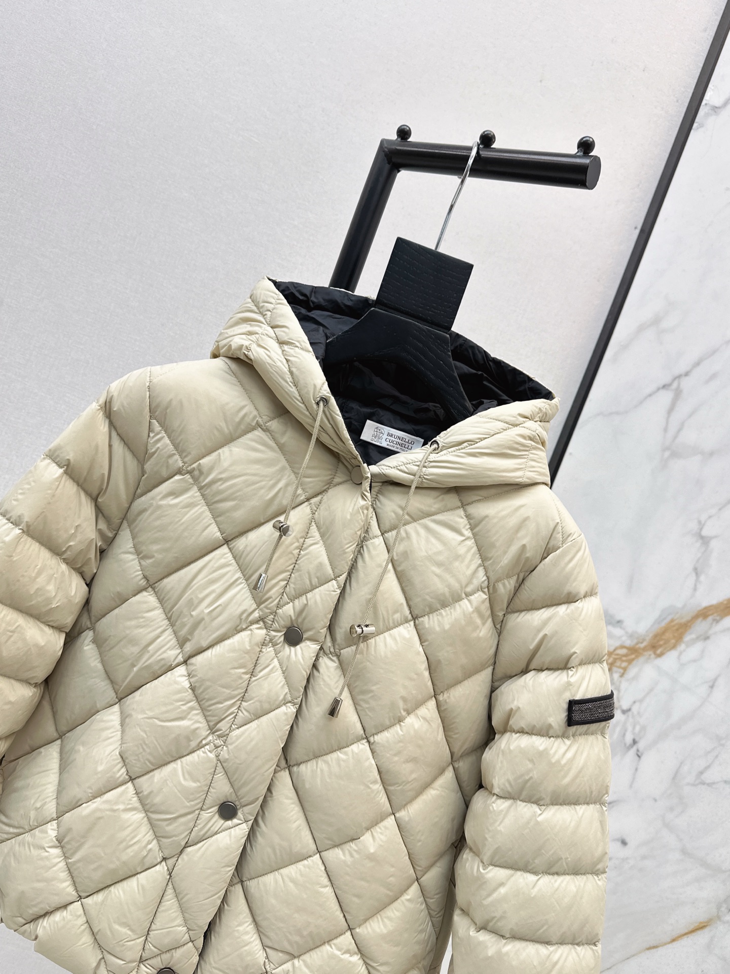 Brunello Cucinelli Quilted Down Padded Jacket Short Hooded Coat 4 i1758279289881 801 0 3