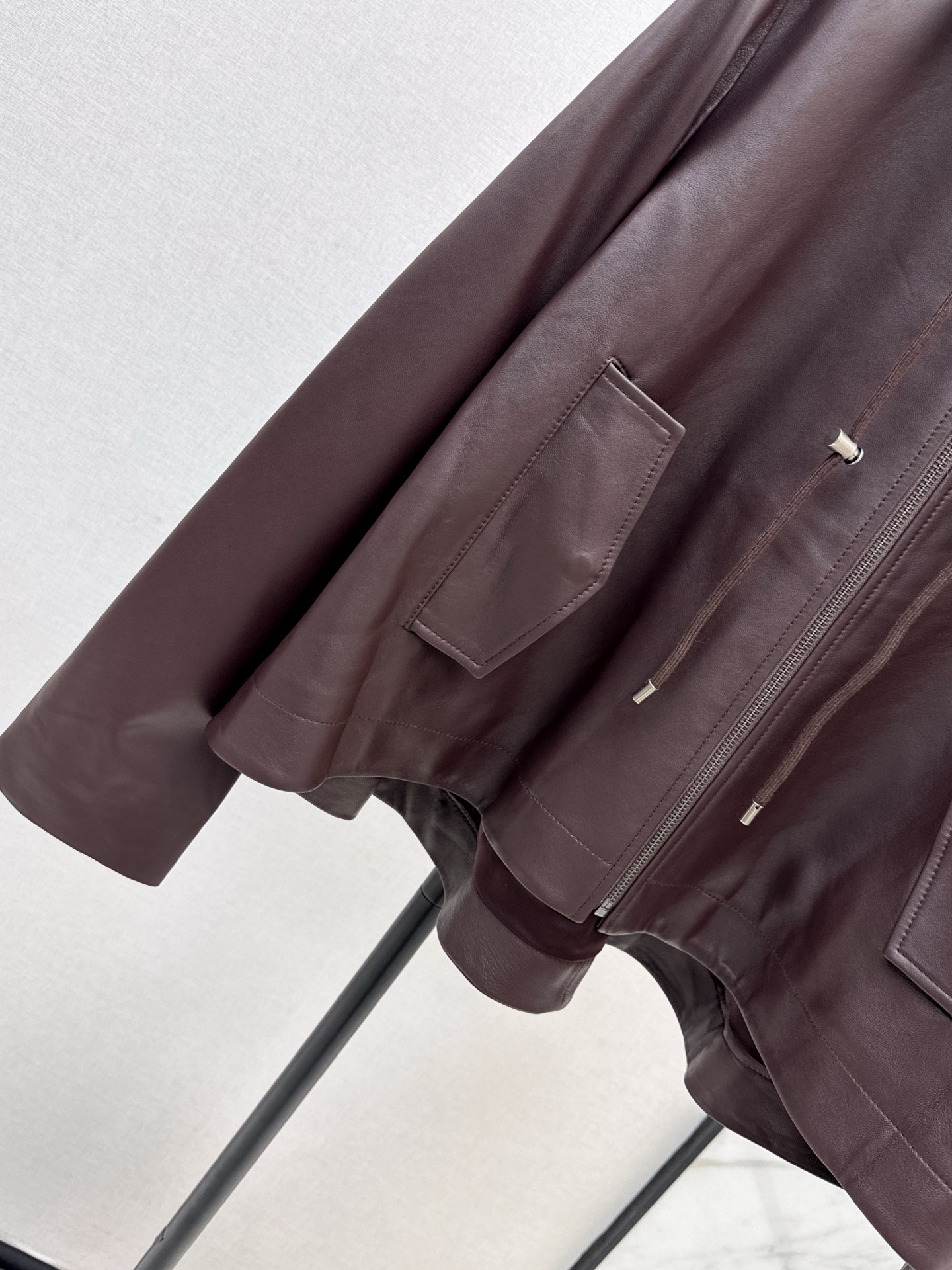 Loewe Lambskin Leather Hoodie and Shorts Set - Stylish Loungewear 7 i1758887707670 950 0 6
