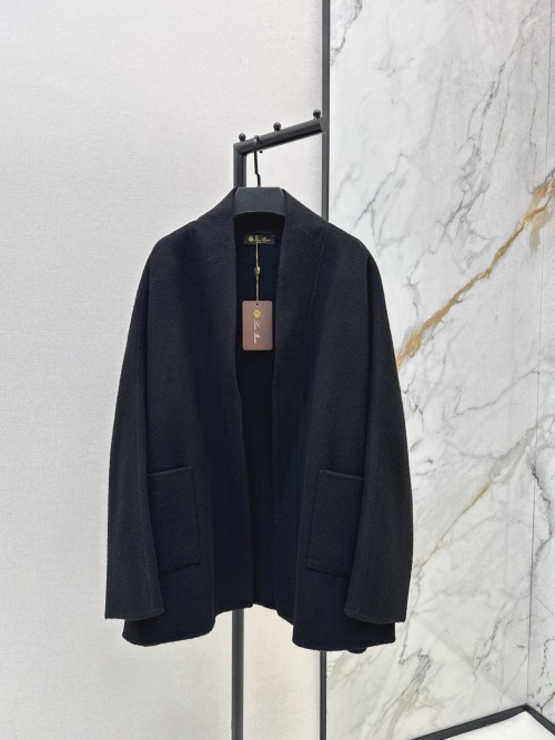 Elegant Wool Double-Faced Mid-Length Coat - Timeless Style & Comfort 1 Elegant Wool Double-Faced Mid-Length Coat - Timeless Style & Comfort