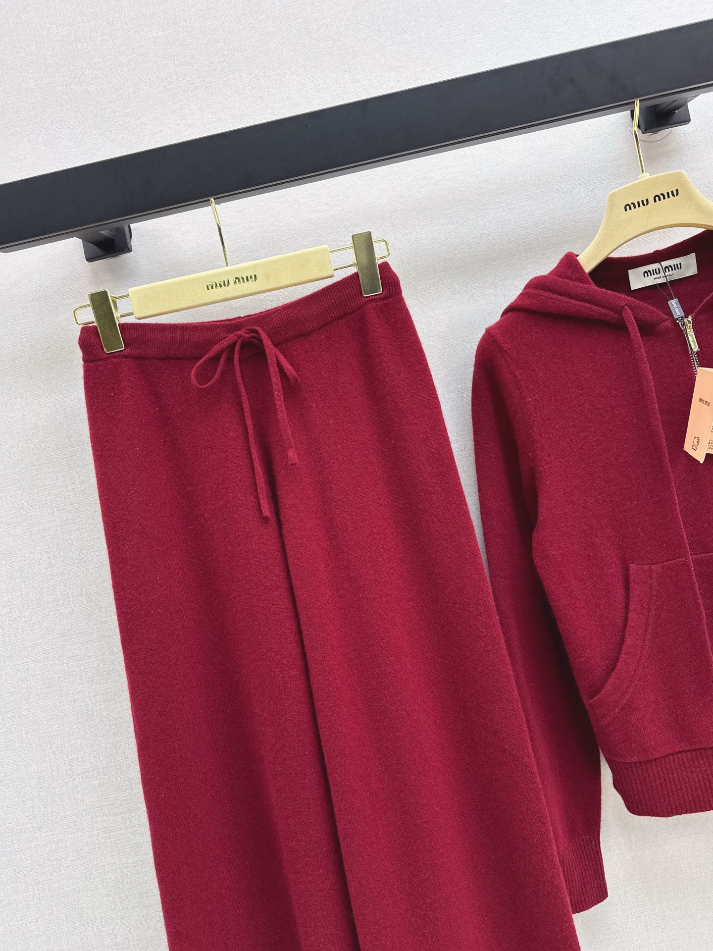 Miu Miu Wool Lounge Set - Hoodie and Straight-Leg Pants - Casual Chic 8 i1759446058410 2574 0 7