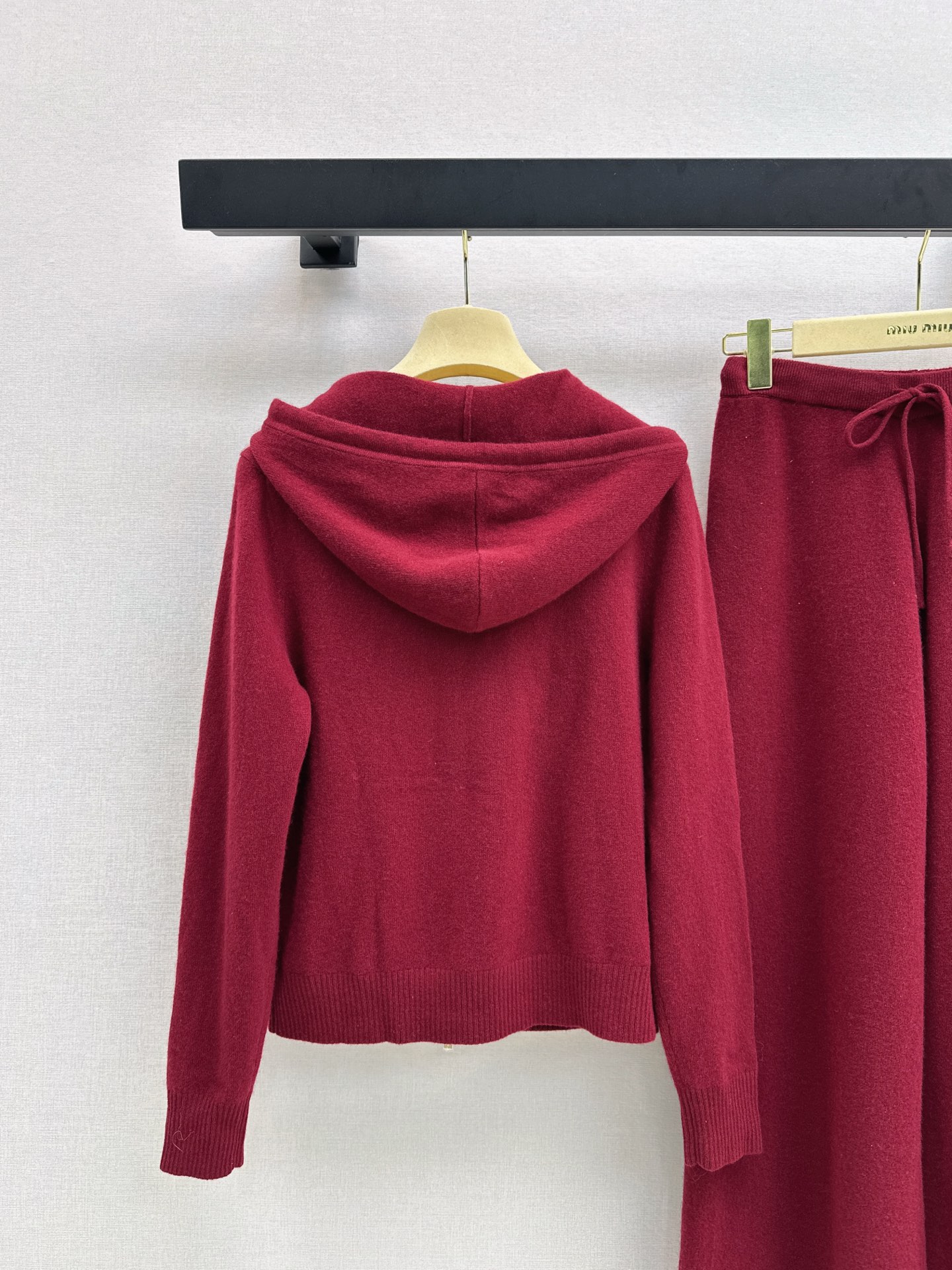 Miu Miu Wool Lounge Set - Hoodie and Straight-Leg Pants - Casual Chic 6 i1759446058425 7321 0 5
