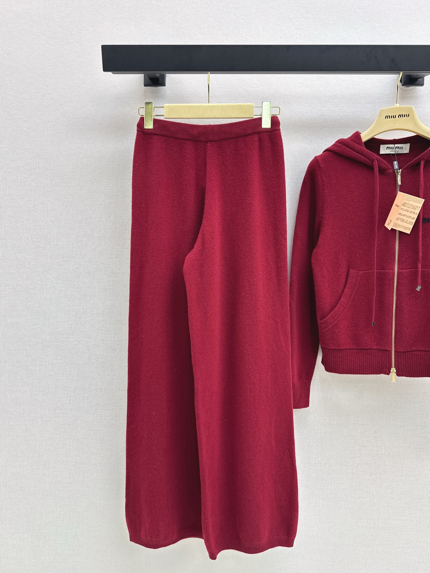 Miu Miu Wool Lounge Set - Hoodie and Straight-Leg Pants - Casual Chic 9 i1759446058437 6491 0 8