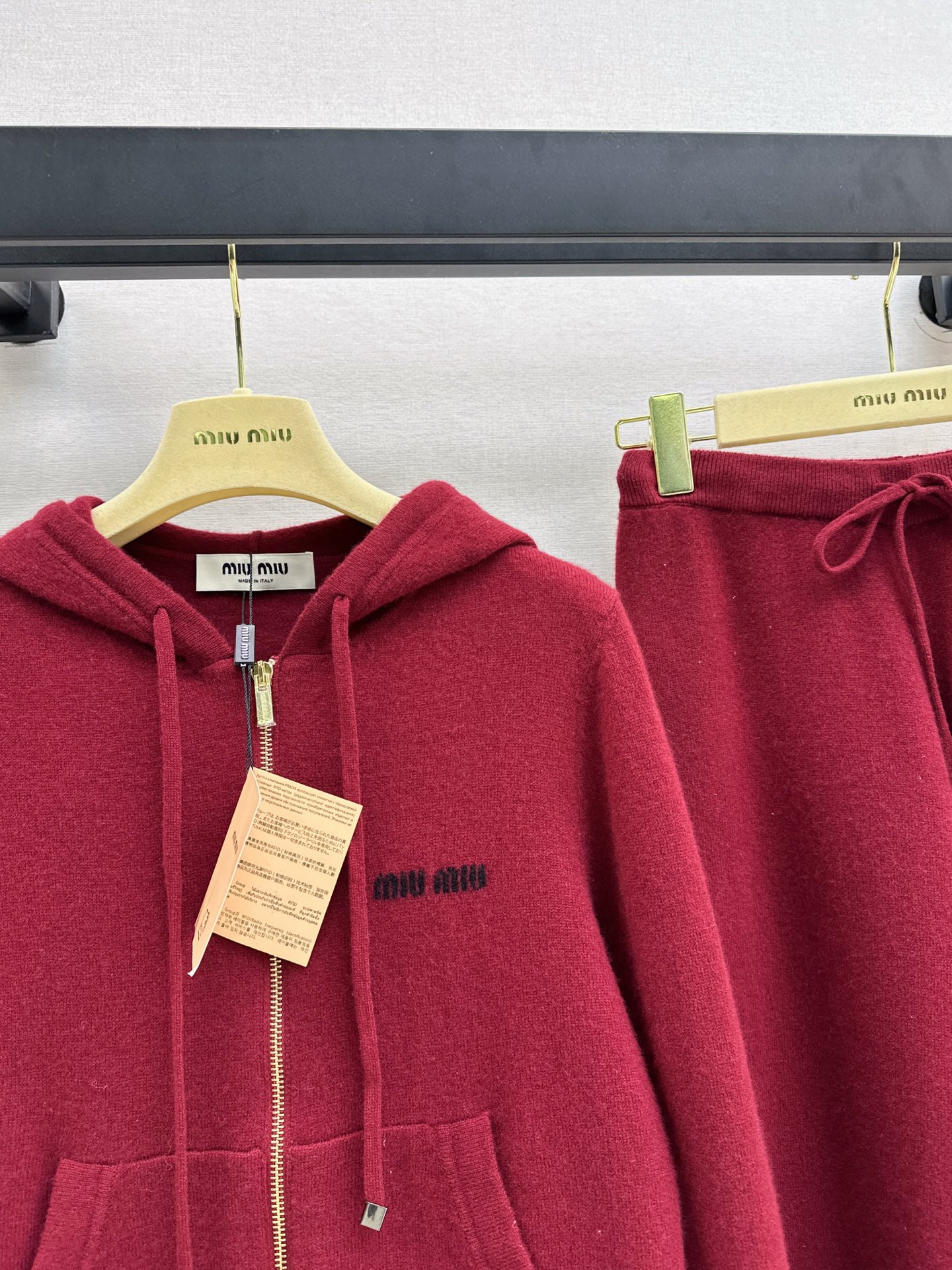 Miu Miu Wool Lounge Set - Hoodie and Straight-Leg Pants - Casual Chic 4 i1759446059666 3454 0 3