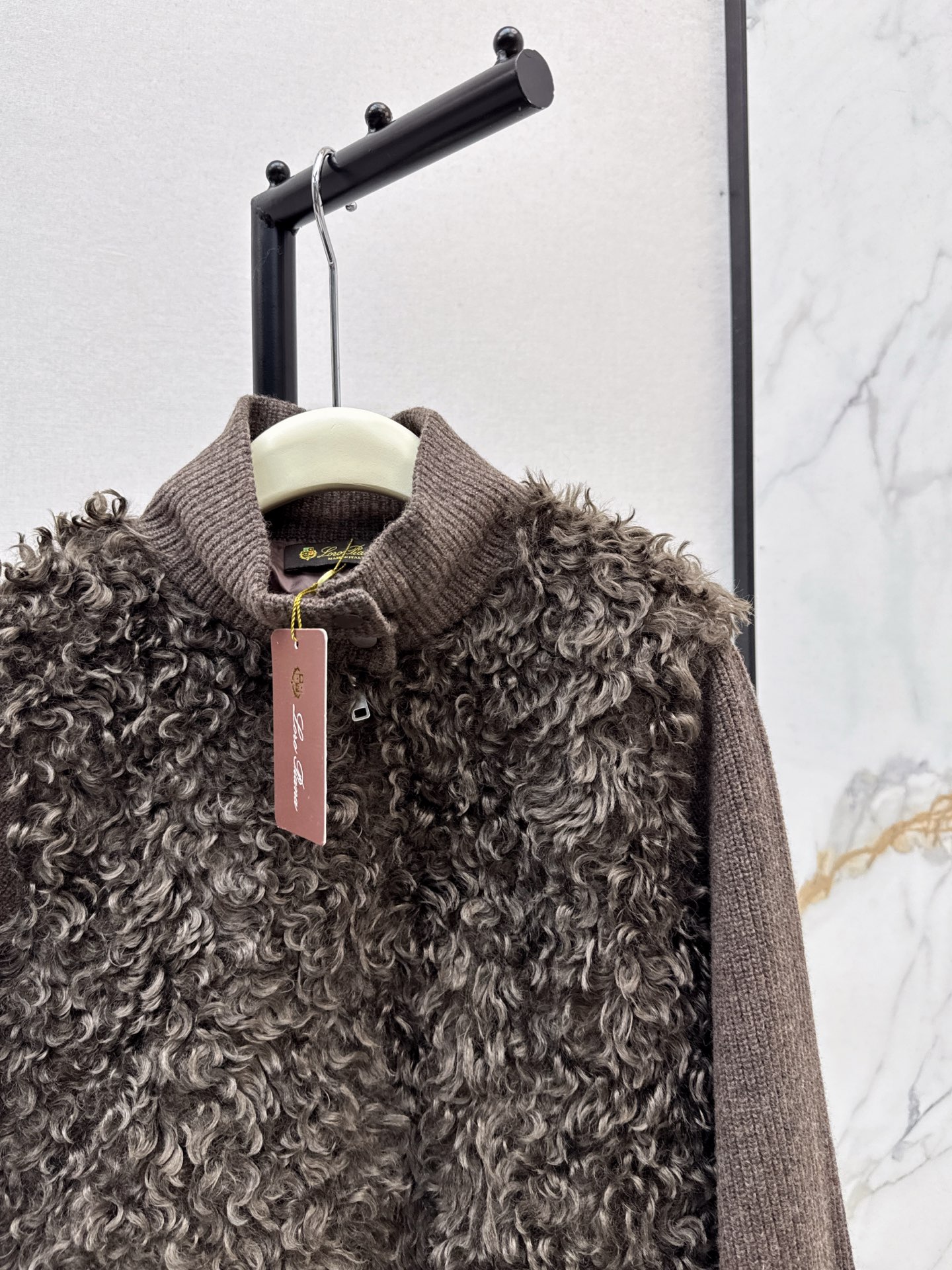 Wool Blend Down Padded Vest Jacket Stand Collar Knitted Sleeve Autumn Winter 4 i1759476784583 2285 0 3
