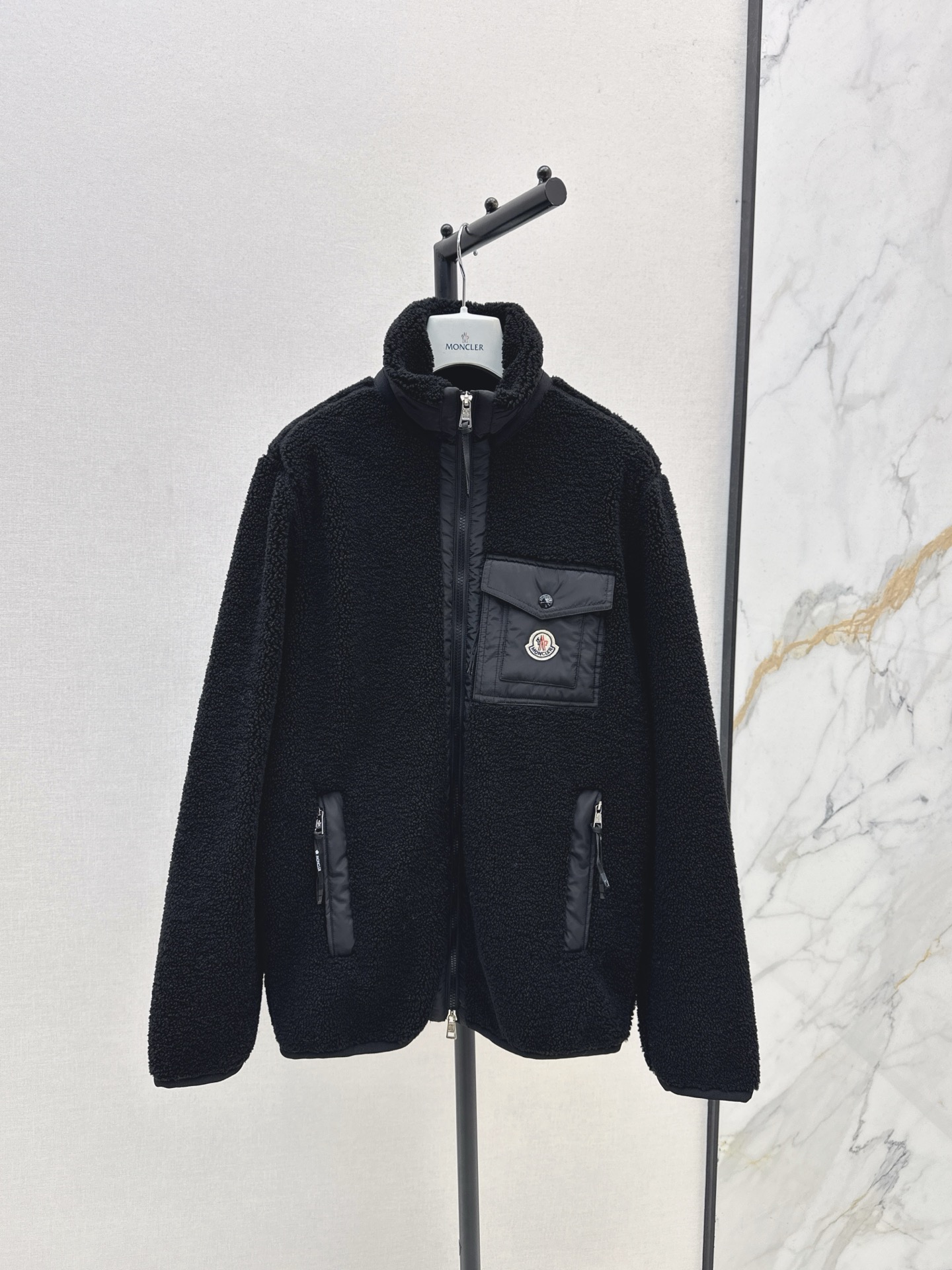 NO:548925,Recommended Mc 25Ss——The latest teddy bear fleece stand collar zipper jacket in autumn and winter, casual and age-reducing temperament, handsome and fashionable, classic loose jacket style, versatile and not picky, spliced ​​nylon trim, three-color spot on sale, sml,, jackets & coats, jackets & coats, alexander wang19860909爆单推荐 Mc 25Ss———秋冬最新款泰迪熊摇粒绒立领拉链夹克外套休闲减龄气质帅气又时髦 经典宽松夹克版型百搭不挑人 拼接尼龙饰边 三色现货发售sml,,jackets & coats,jackets & coats,alexander wang,Women's clothing