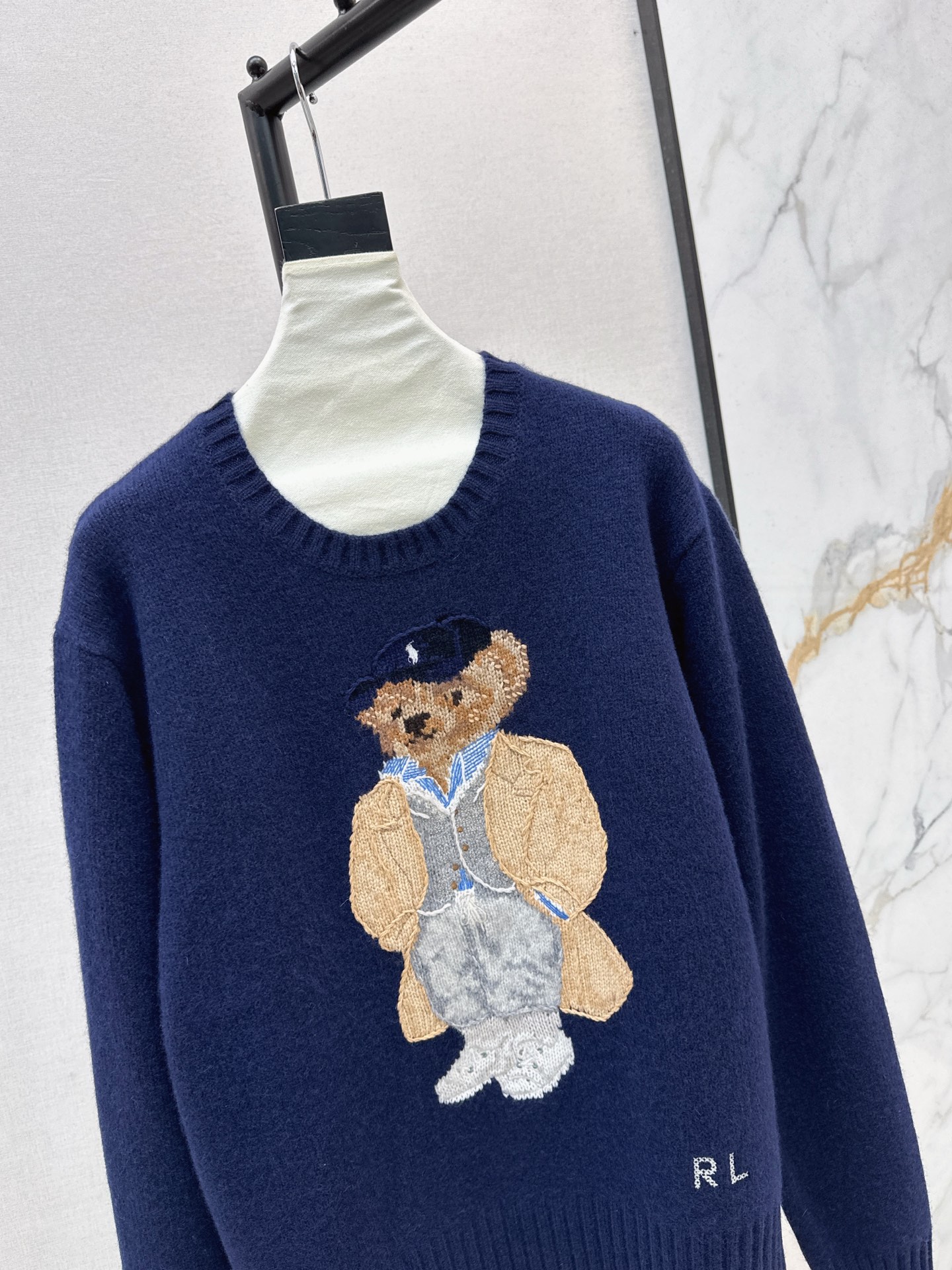 Ralph Lauren Wool-Cashmere Blend Sweater with Iconic Bear Embroidery 3 i1759914661265 7746 0 2