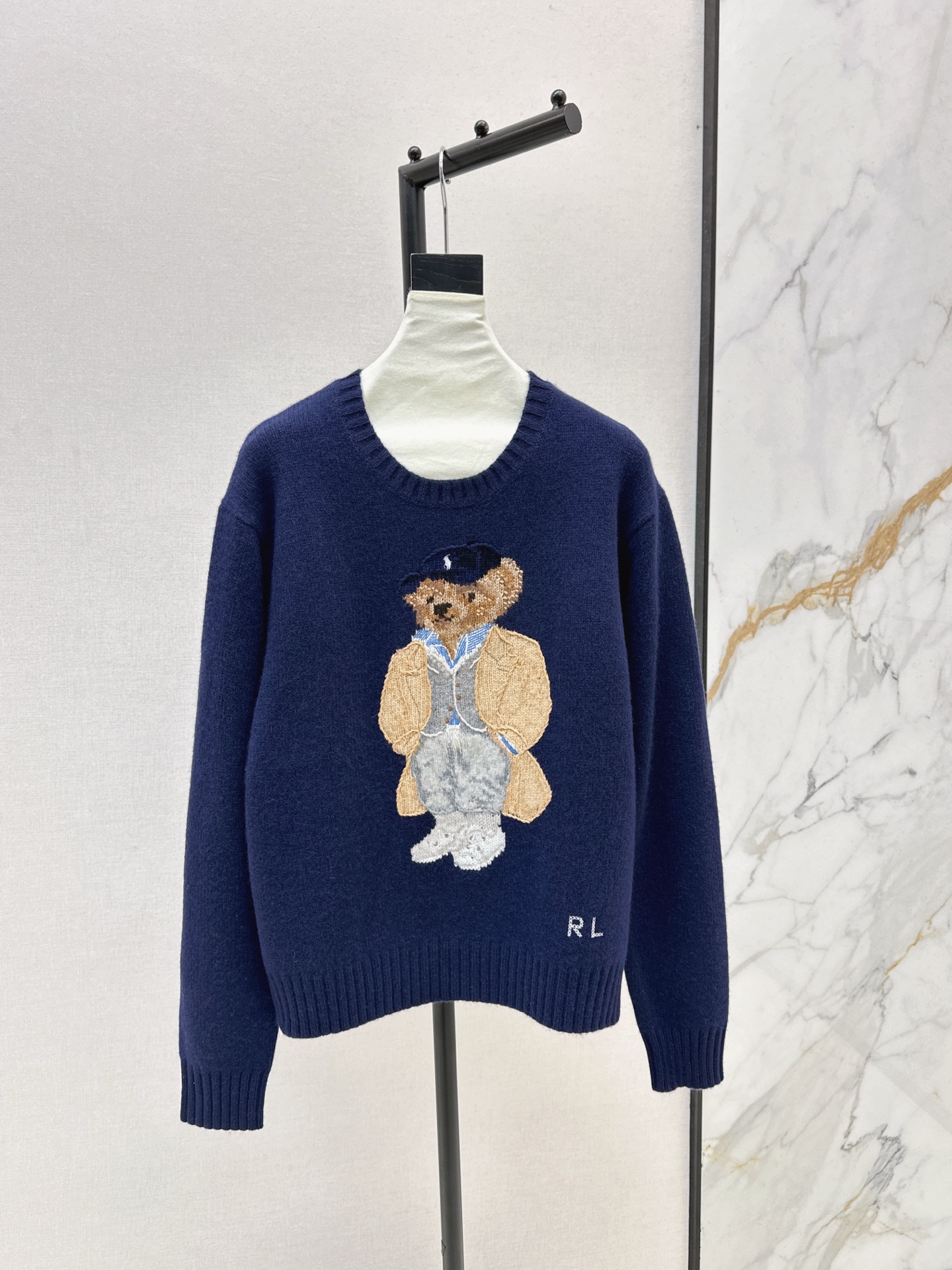 Ralph Lauren Wool-Cashmere Blend Sweater with Iconic Bear Embroidery 1 i1759914664635 934 0 0