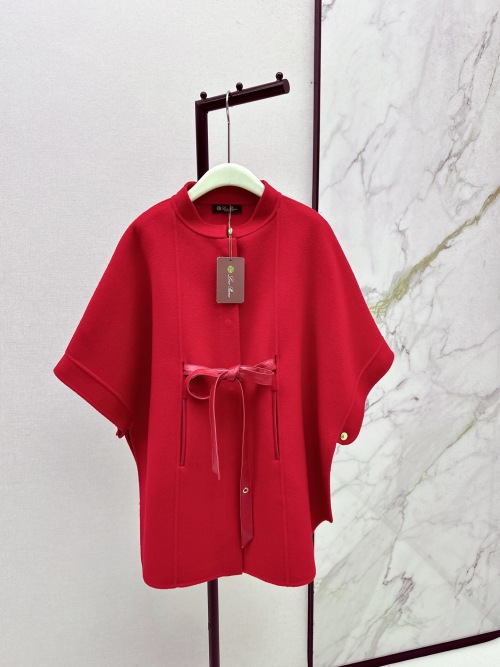 Cashmere Wool Cape Coat with Lambskin Trim and Belt - Elegant & Versatile 1 Cashmere Wool Cape Coat with Lambskin Trim and Belt - Elegant & Versatile