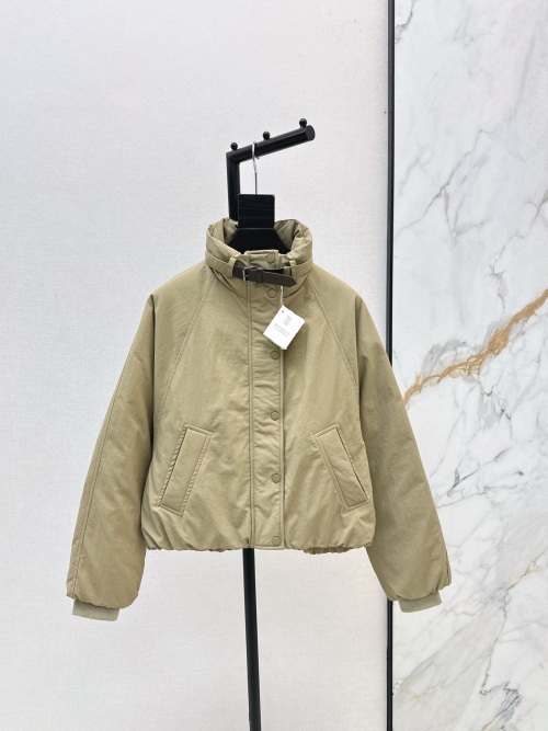 Brunello Cucinelli Stand Collar Goose Down Padded Jacket Buckle Details 30 Brunello Cucinelli Stand Collar Goose Down Padded Jacket Buckle Details