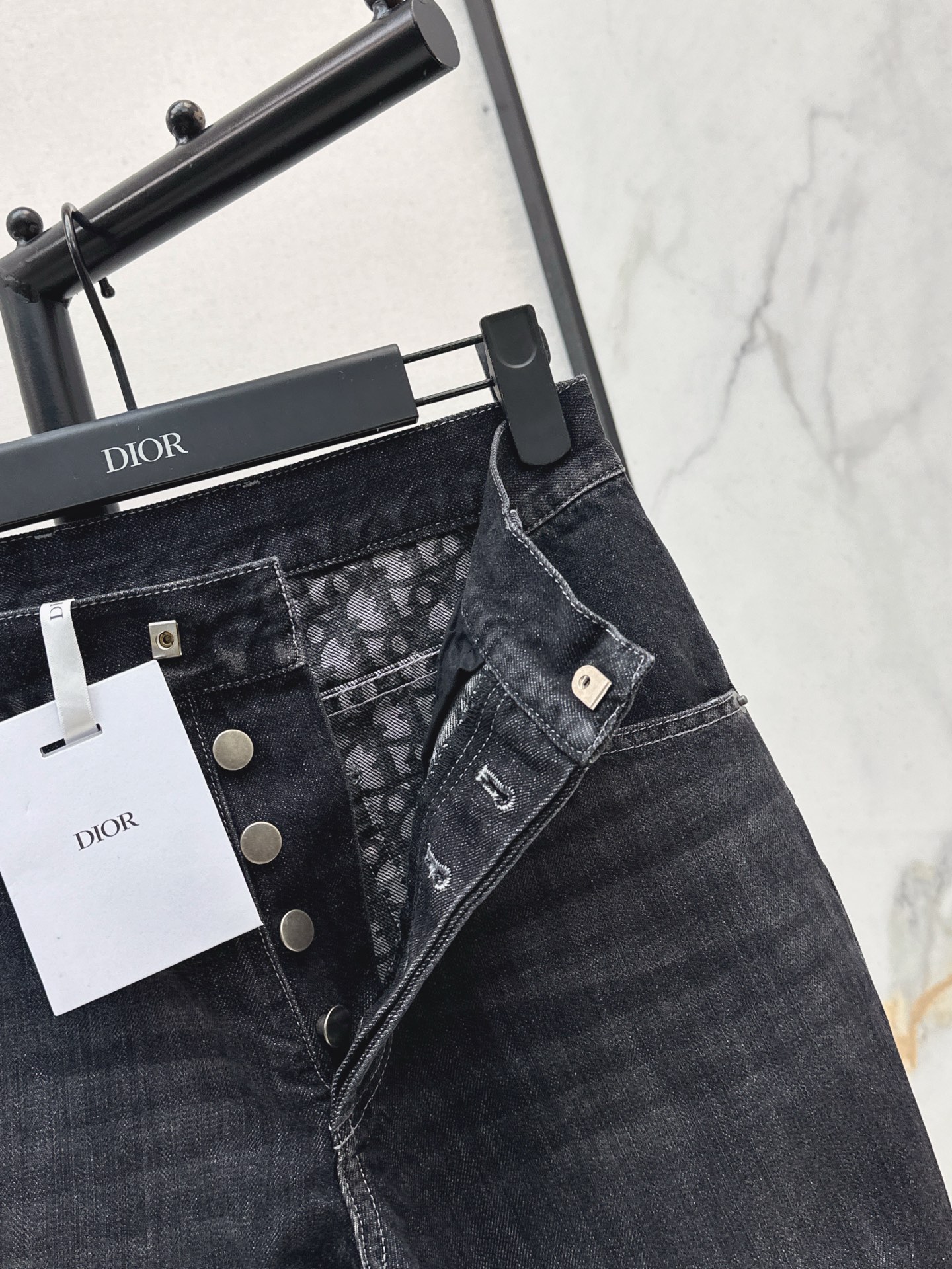 Dior 25Ss High-Waisted Slim Fit Jeans With Distressed Detailing 7 i1761128355186 9360 0 5