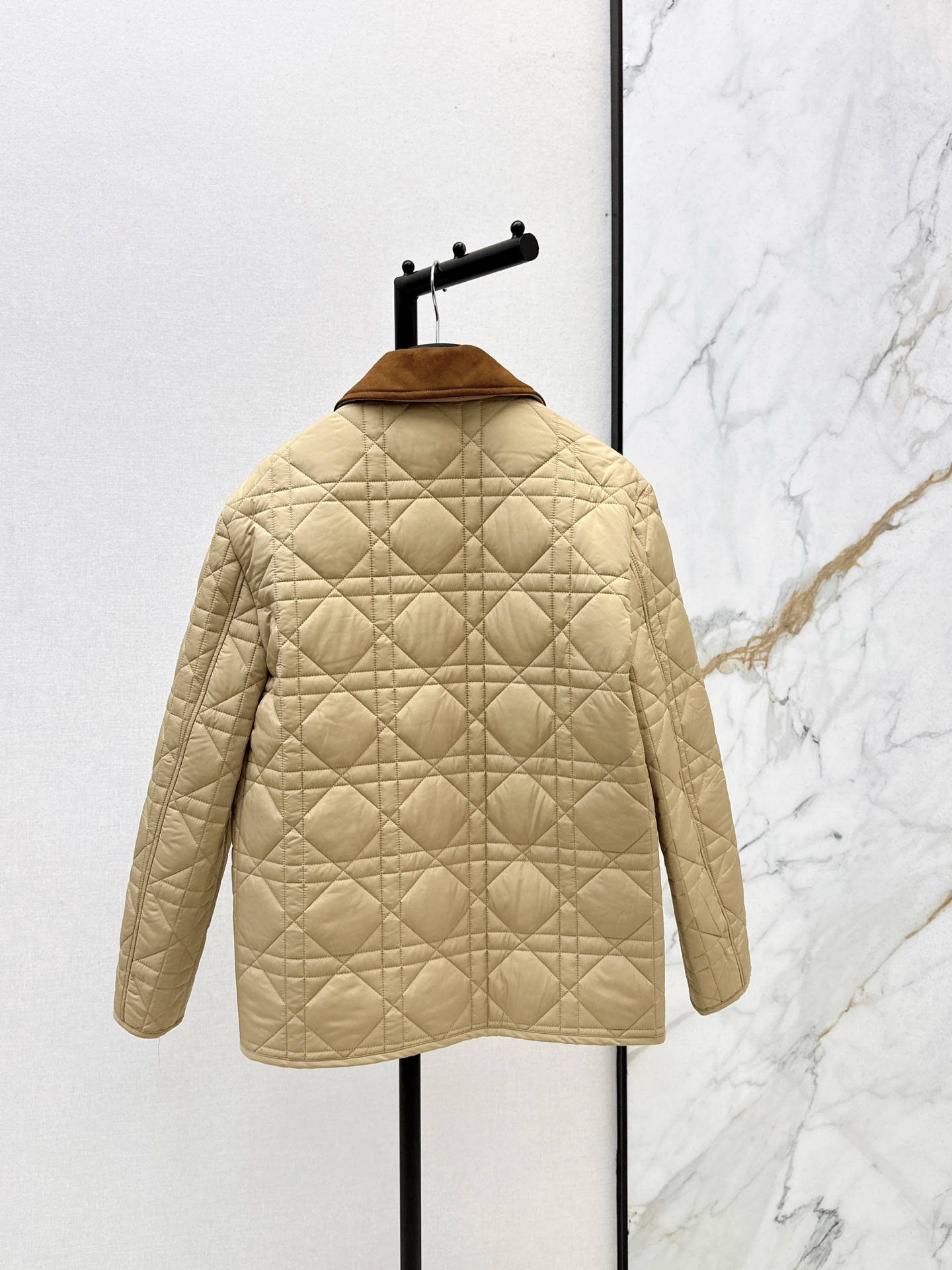 Christian Dior Quilted Cotton Jacket with Corduroy Collar & Cannage Stitching 9 i1761130066483 6953 0 7