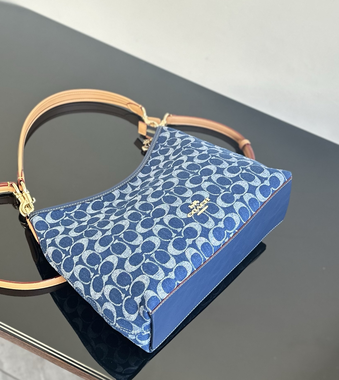 Coach ～纯原 Coach蔻驰 CY702 laurel系列丹宁流浪包