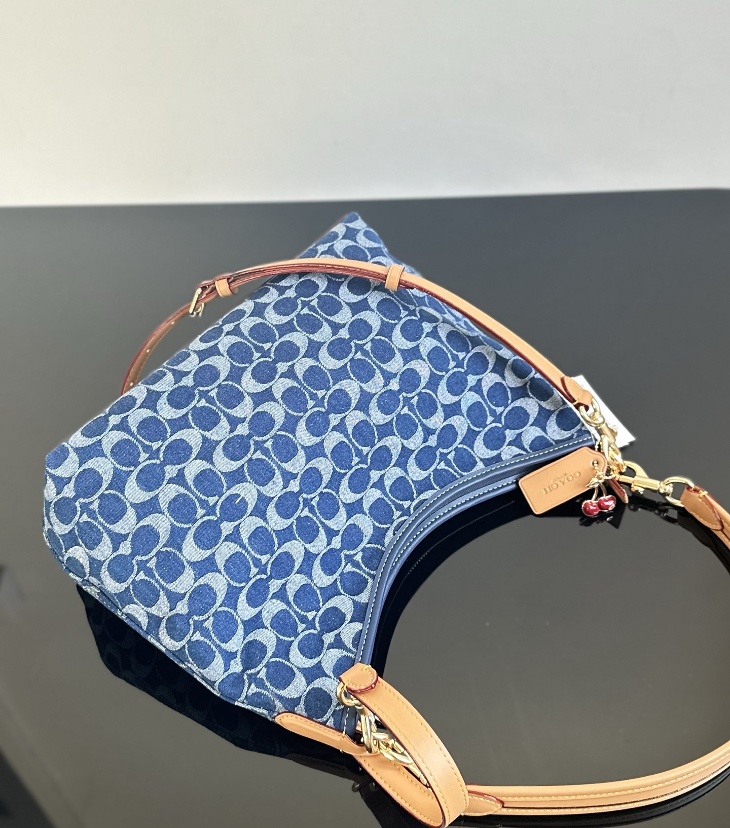 Coach ～纯原 Coach蔻驰 CY702 laurel系列丹宁流浪包