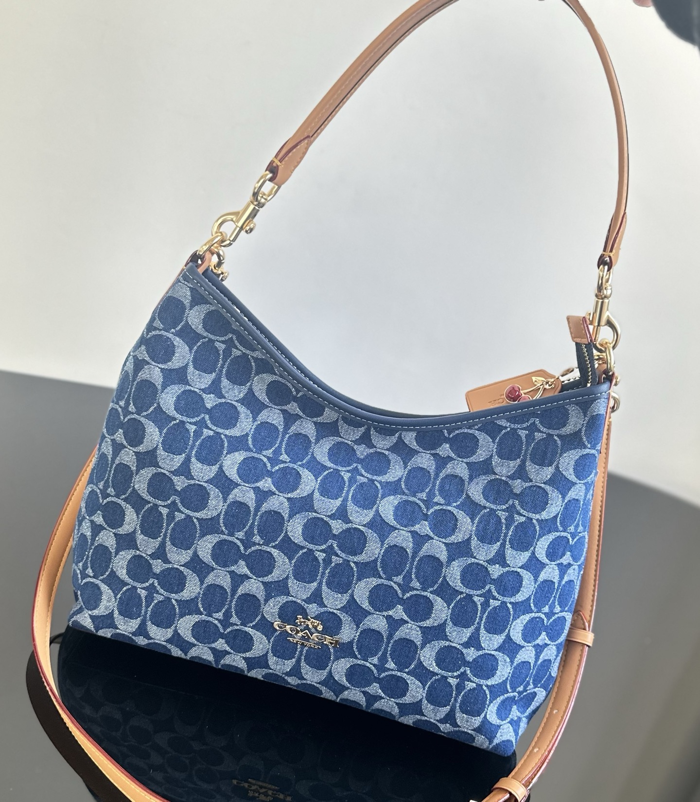 Coach ～纯原 Coach蔻驰 CY702 laurel系列丹宁流浪包