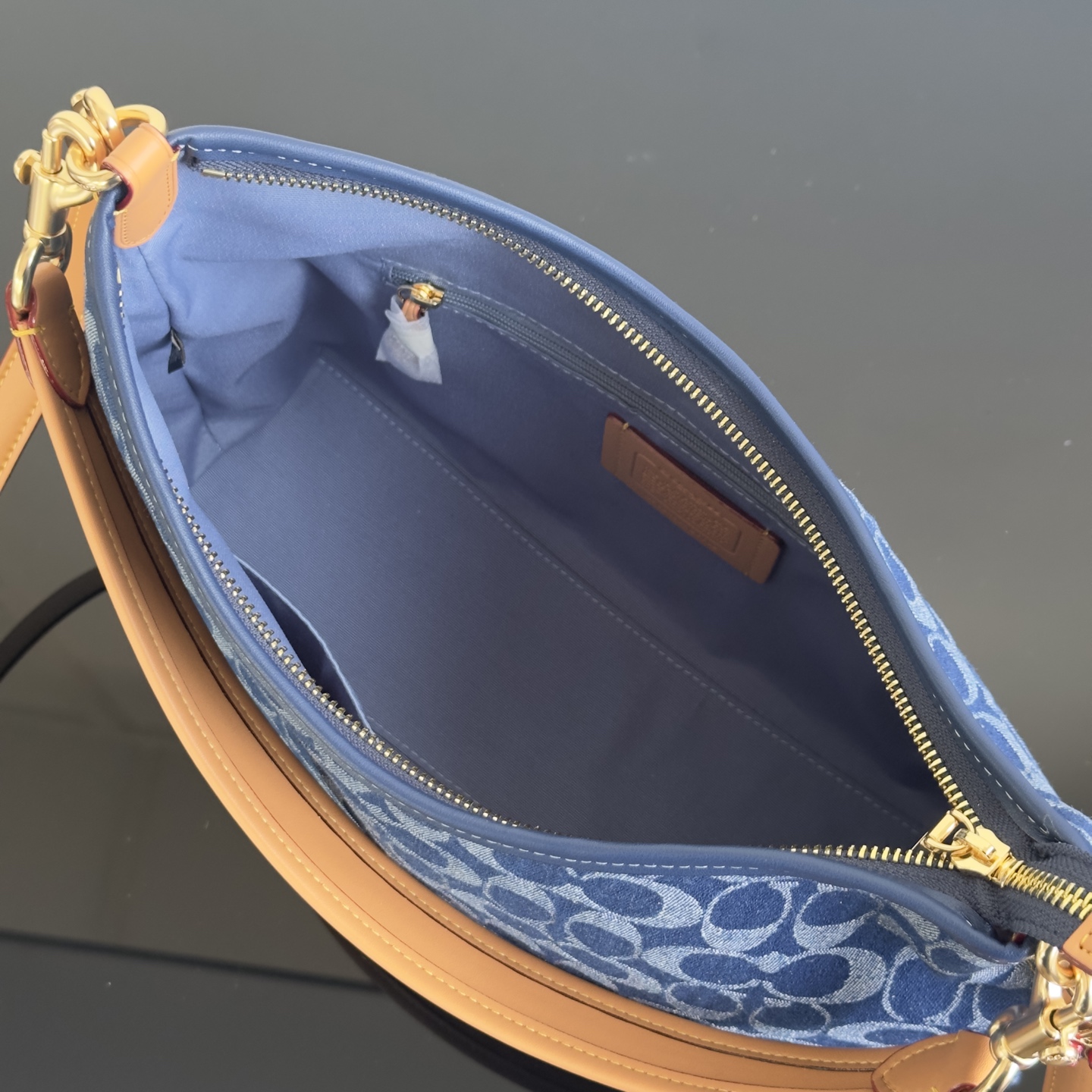 Coach ～纯原 Coach蔻驰 CY702 laurel系列丹宁流浪包