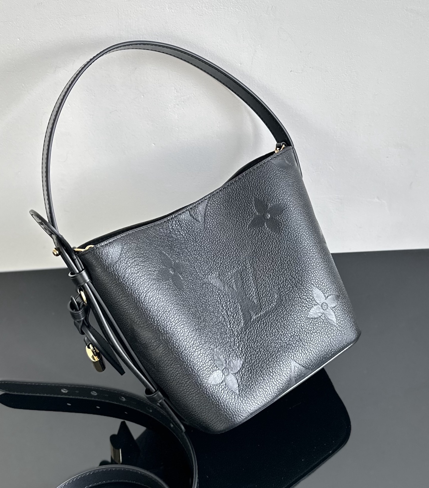 Louis Vuitton All In BB Black Monogram Empreinte Leather Bucket Bag 8 i1740814210572 9861 0 7