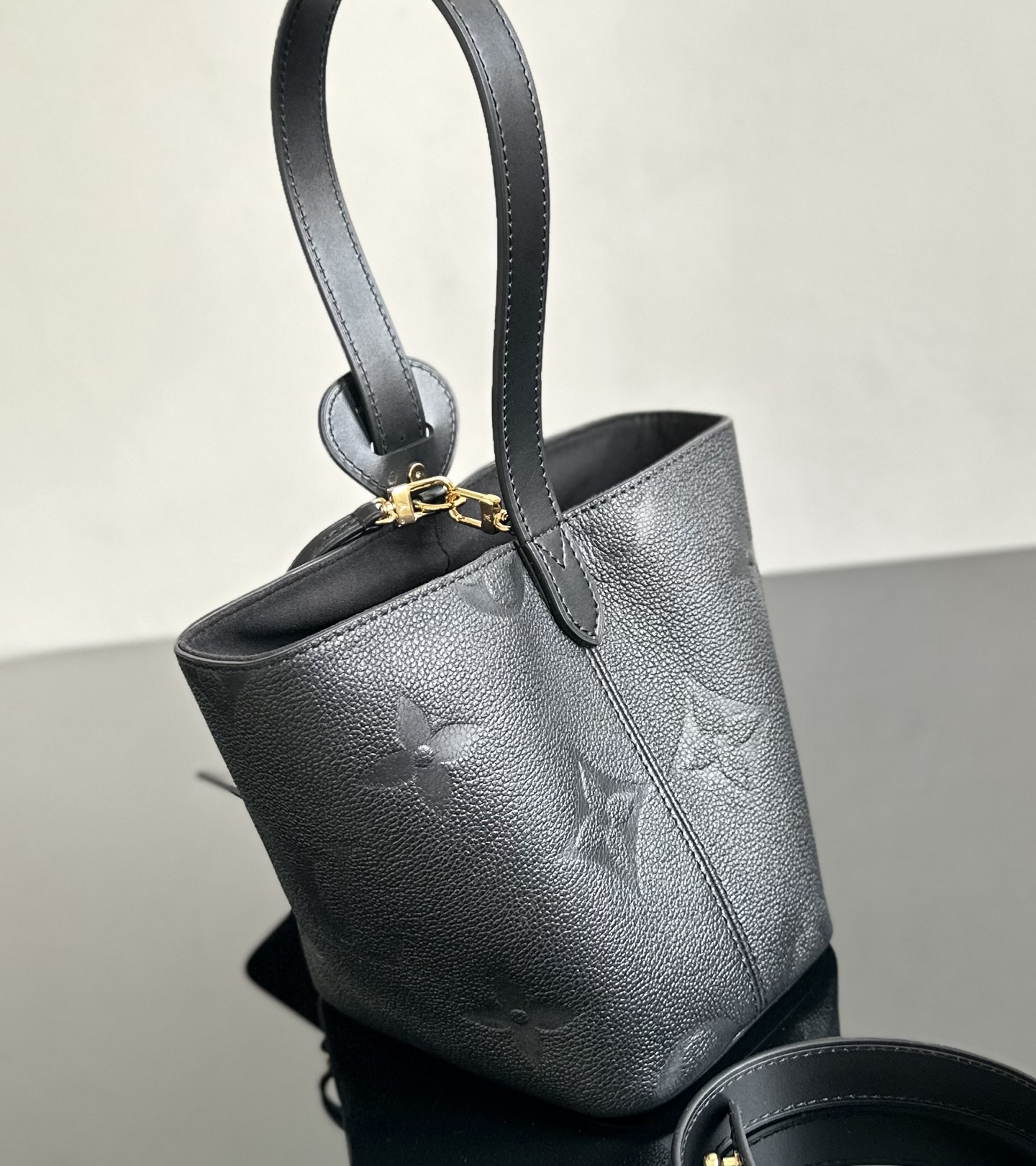 Louis Vuitton All In BB Black Monogram Empreinte Leather Bucket Bag 6 i1740814211603 1436 0 5