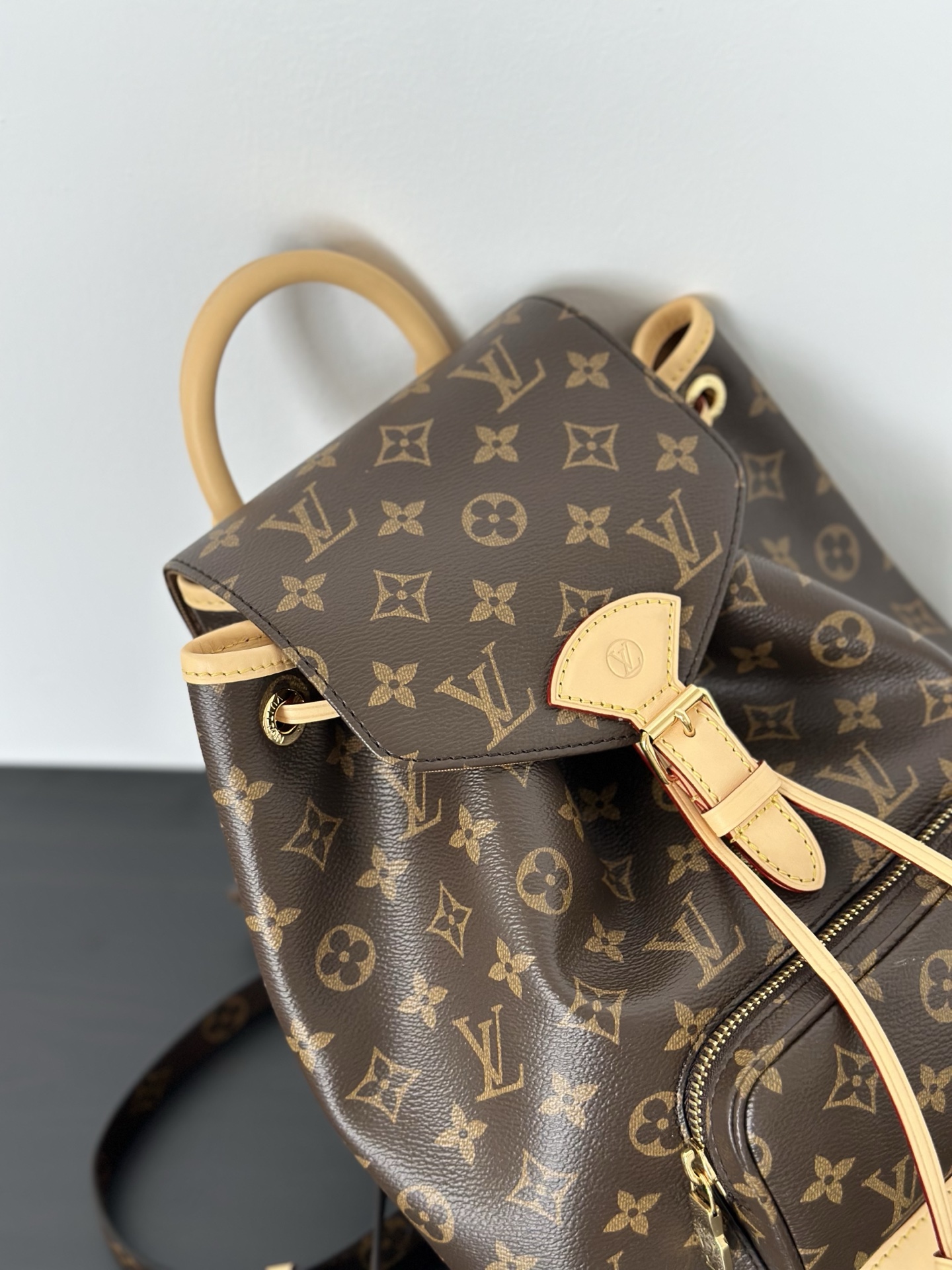 Louis Vuitton Montsouris Mini Backpack Monogram Coated Canvas Leather Trim 6 i1749623755752 5562 0 4