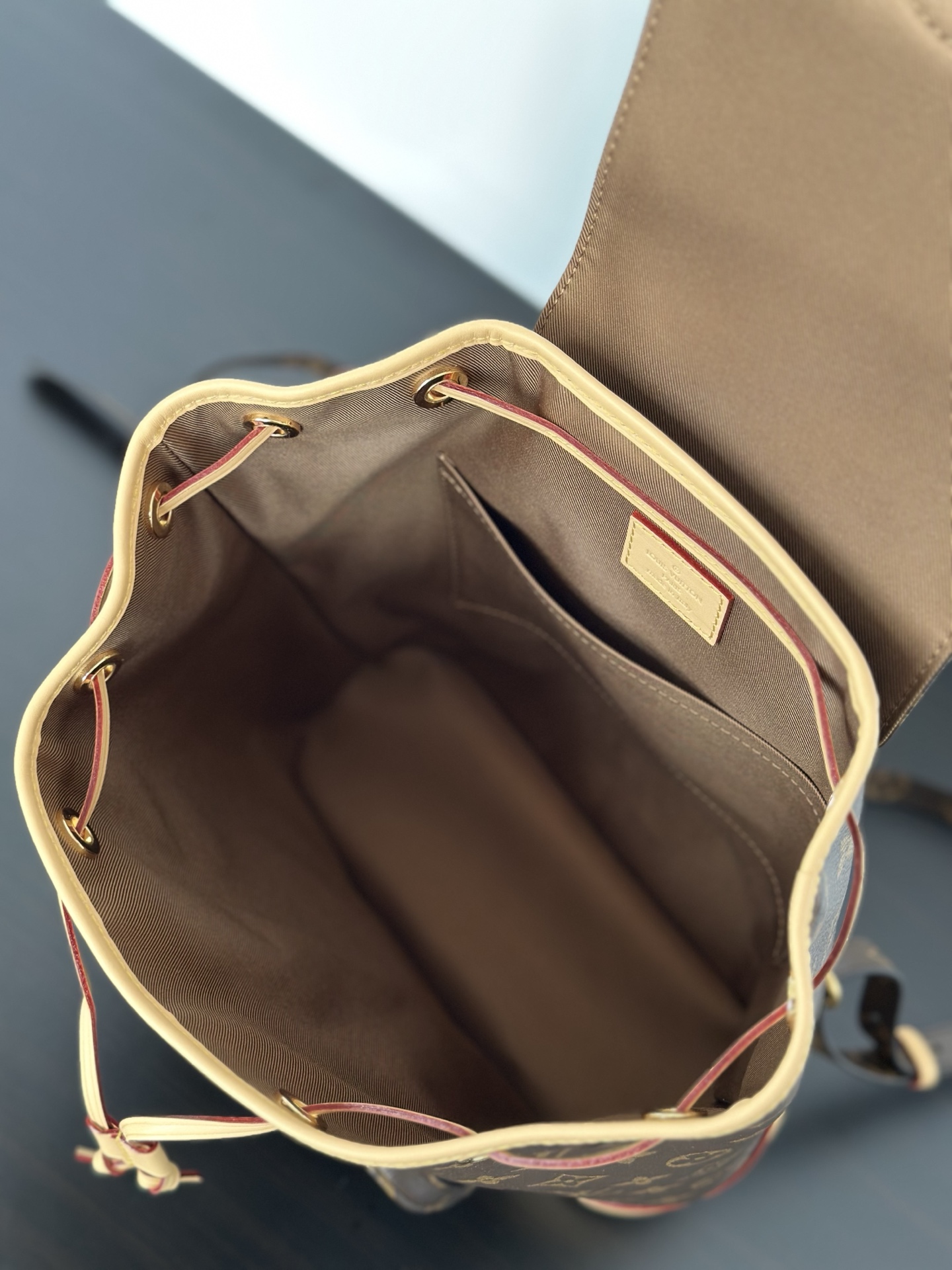 Louis Vuitton Montsouris Mini Backpack Monogram Coated Canvas Leather Trim 10 i1749623765644 2341 0 8