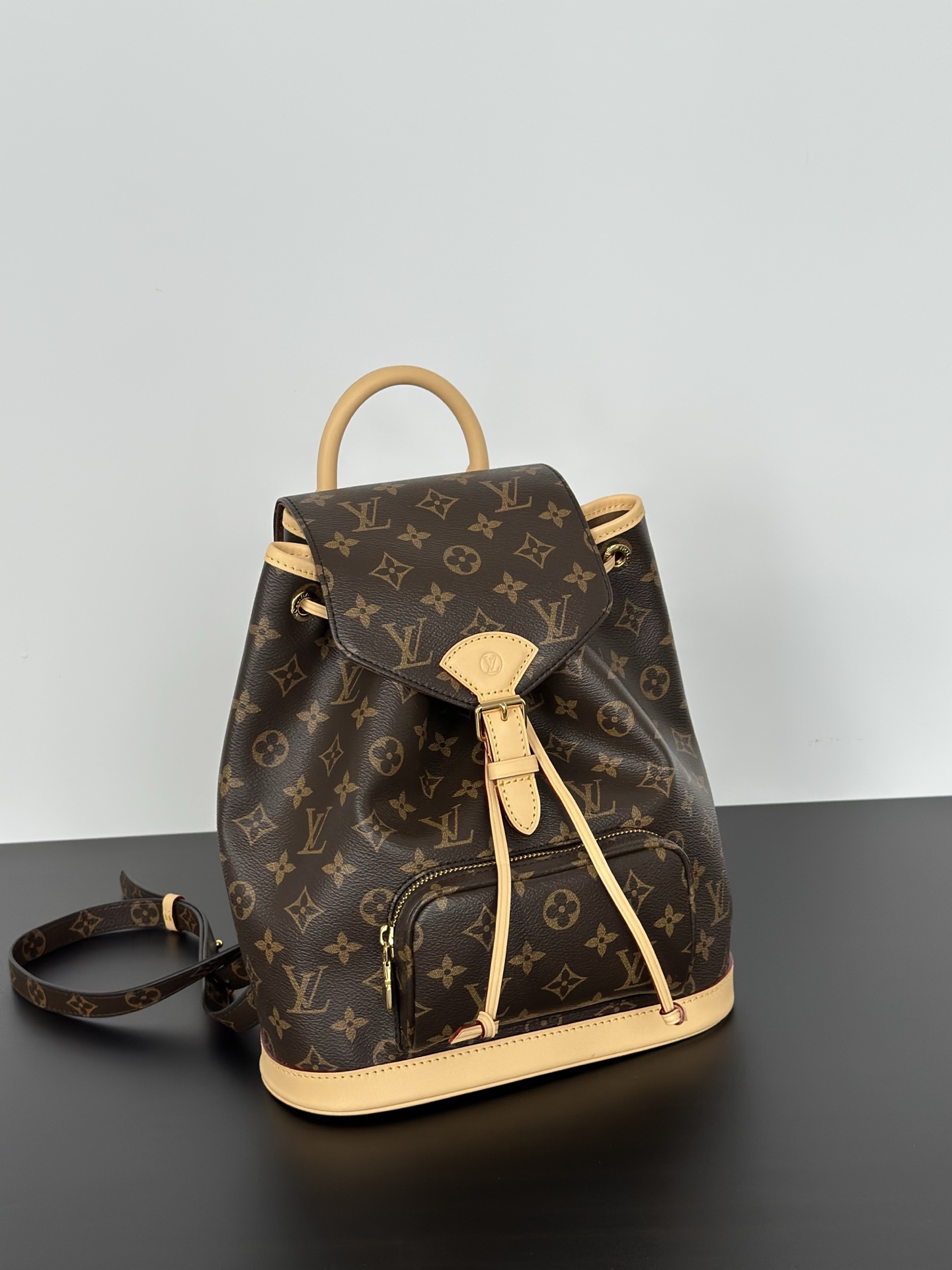 Louis Vuitton Montsouris Mini Backpack Monogram Coated Canvas Leather Trim 2 i1749623770041 6832 0 0