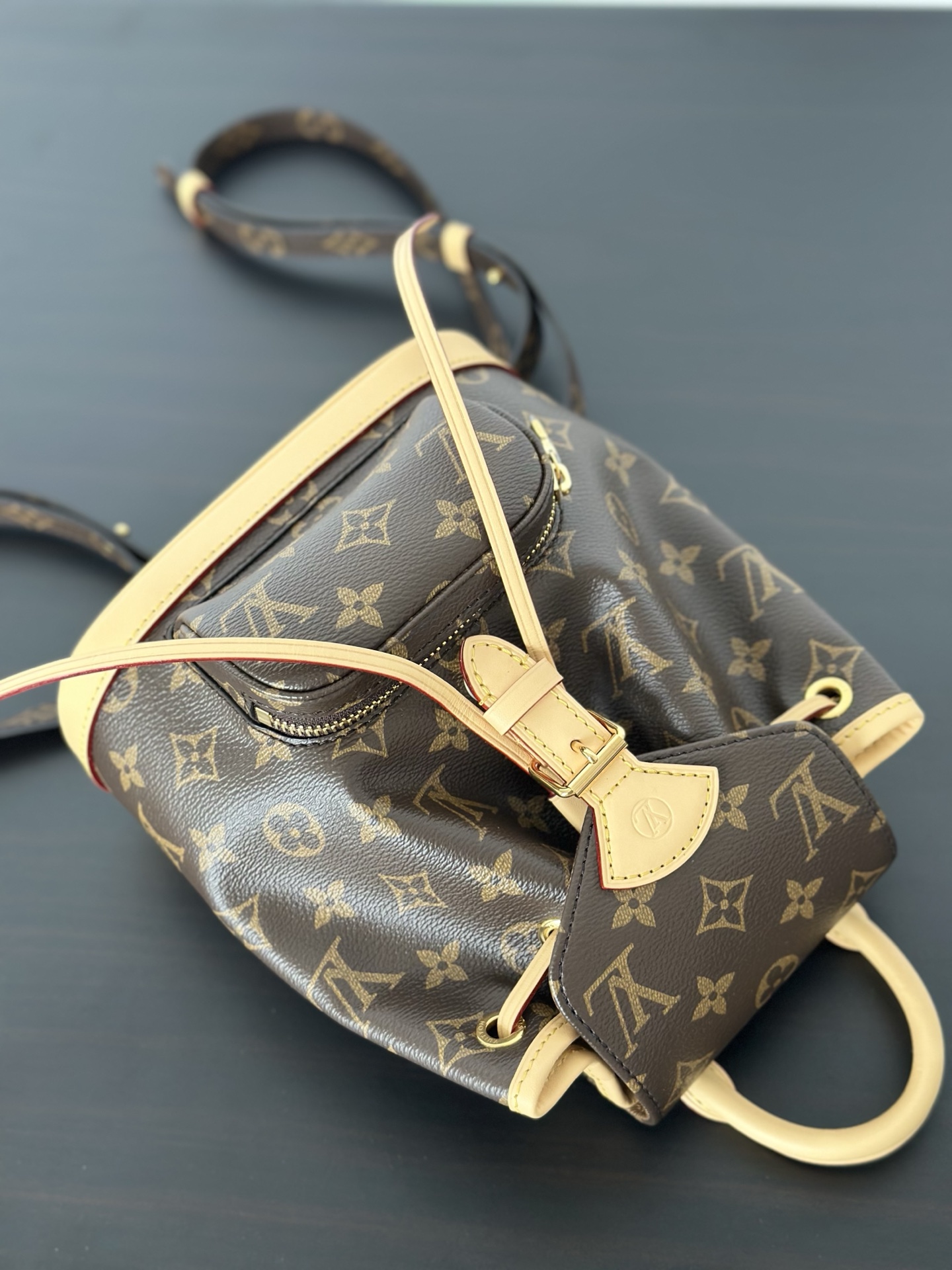 Louis Vuitton Monogram Coated Canvas Mini Montsouris Backpack Brown 6 i1749623852971 3160 0 4
