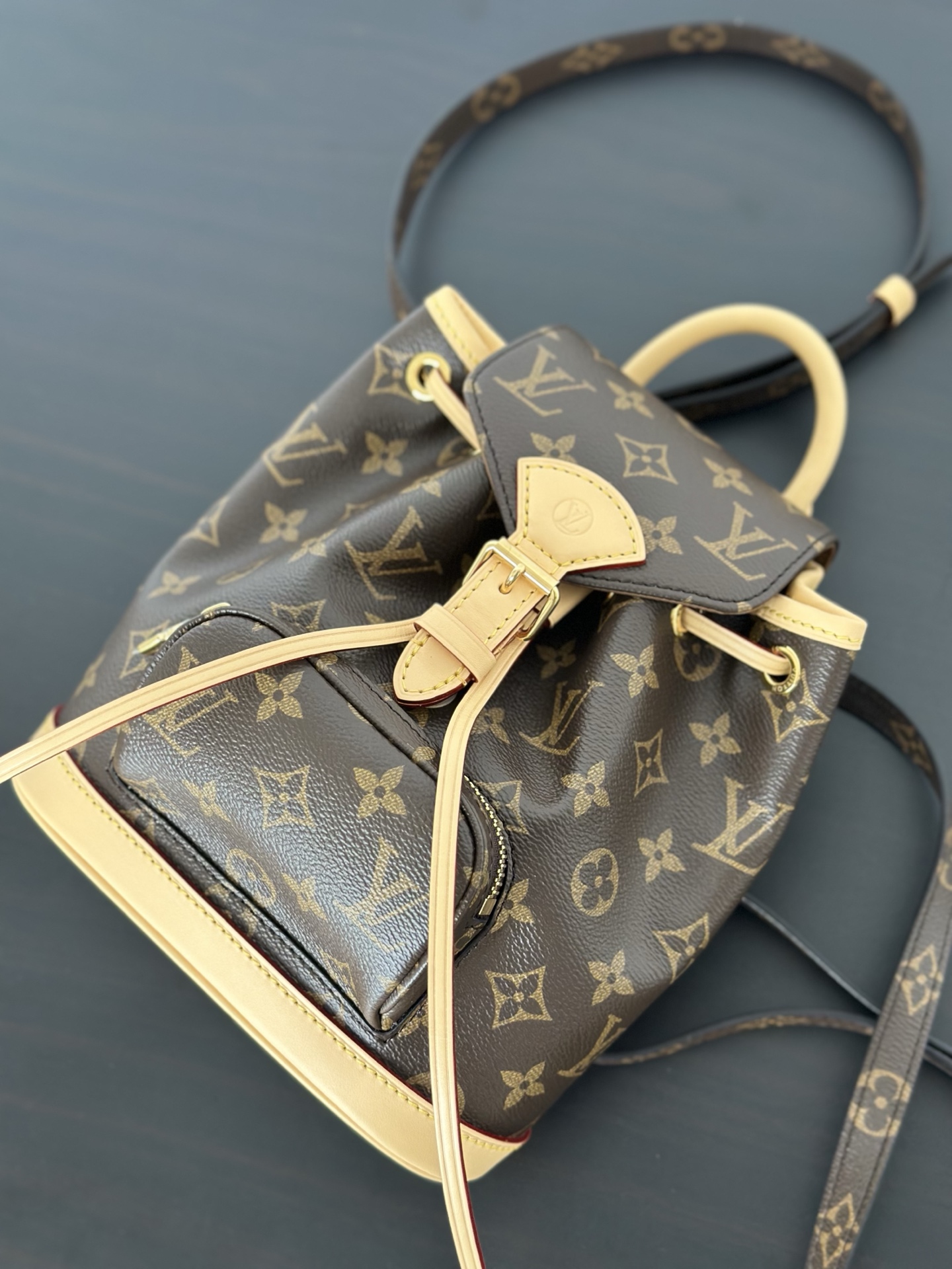 Louis Vuitton Monogram Coated Canvas Mini Montsouris Backpack Brown 7 i1749623853056 3575 0 5