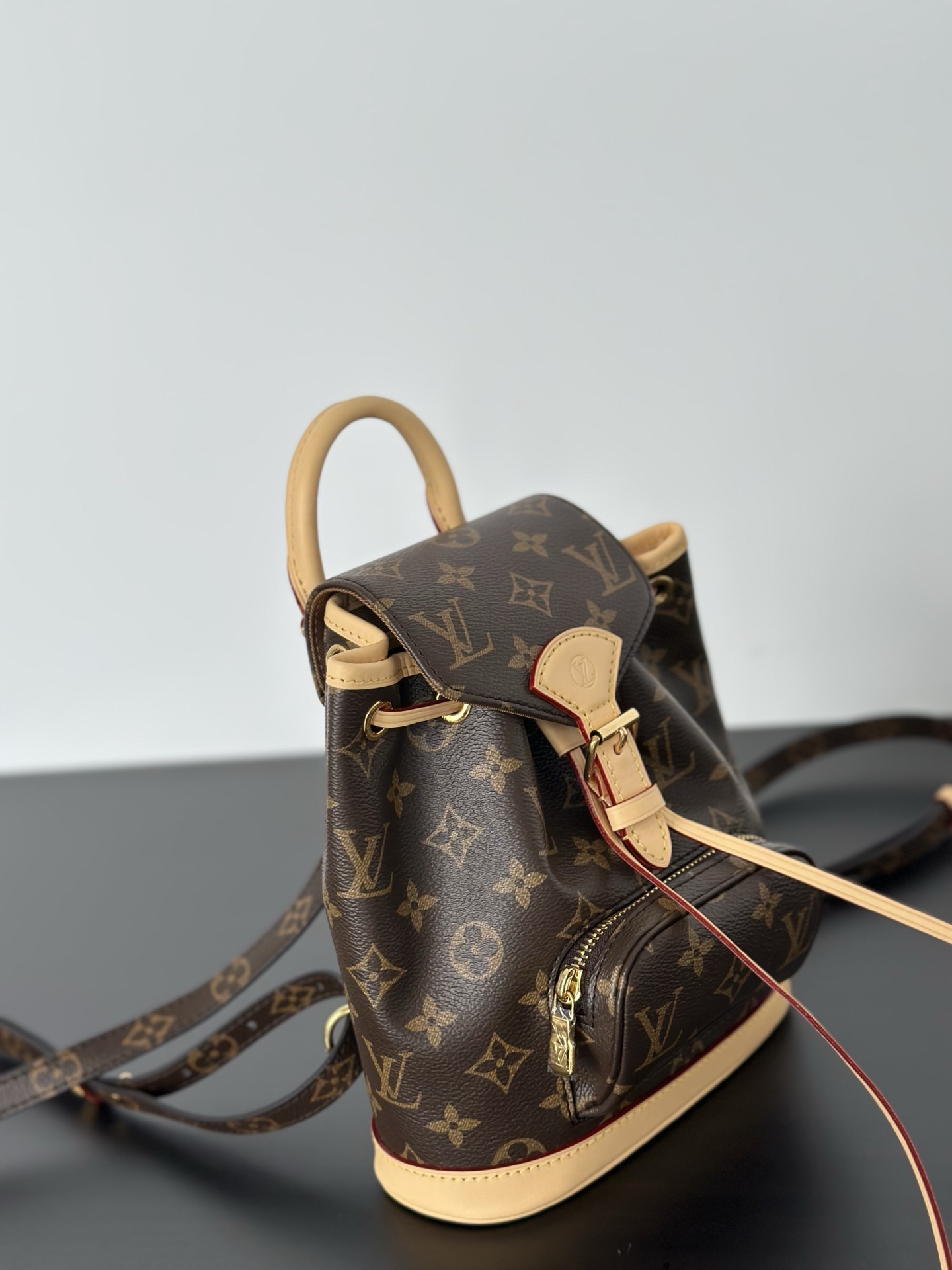 Louis Vuitton Monogram Coated Canvas Mini Montsouris Backpack Brown 4 i1749623853142 4155 0 2