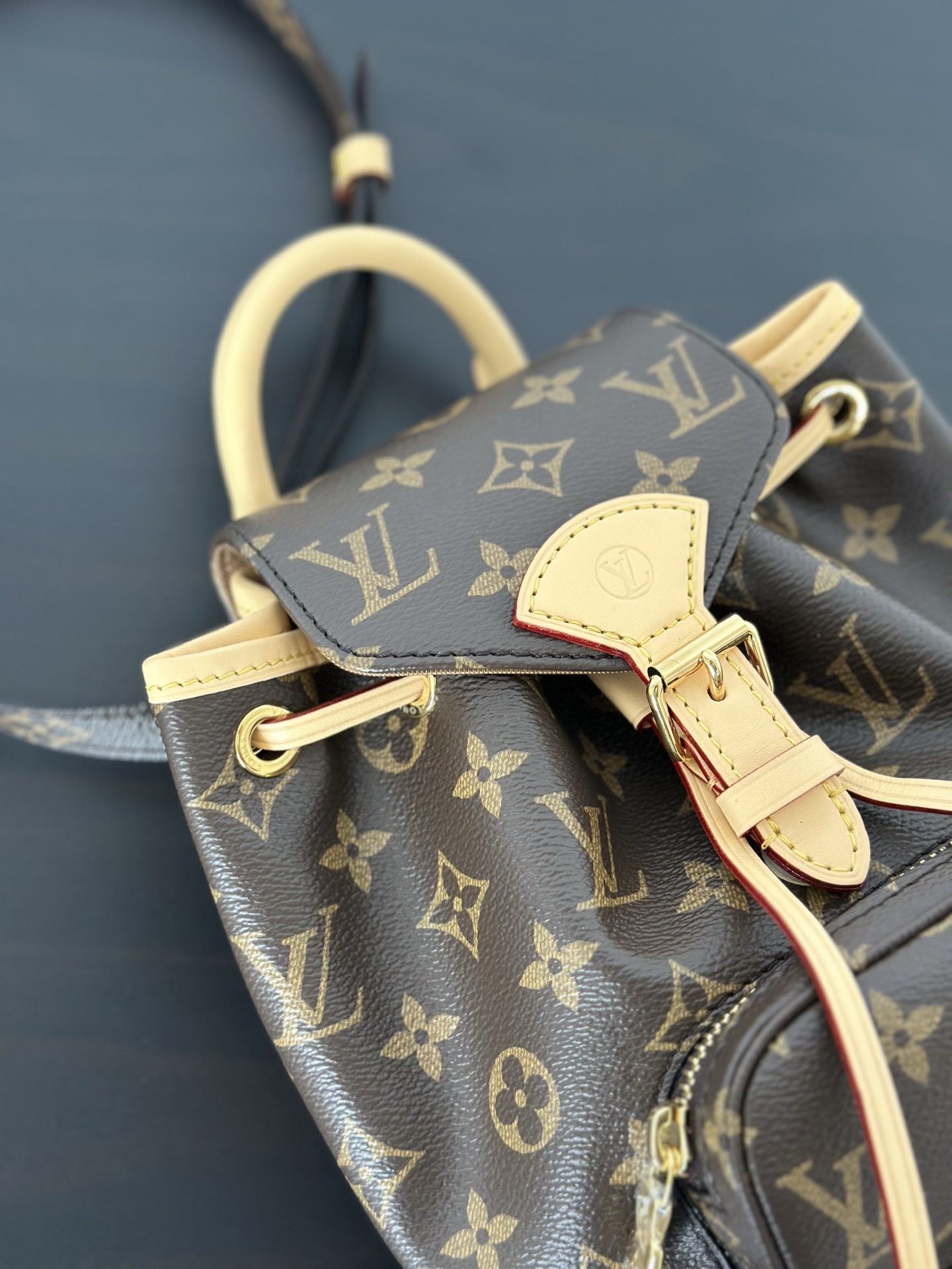 Louis Vuitton Monogram Coated Canvas Mini Montsouris Backpack Brown 8 i1749623861742 4200 0 6