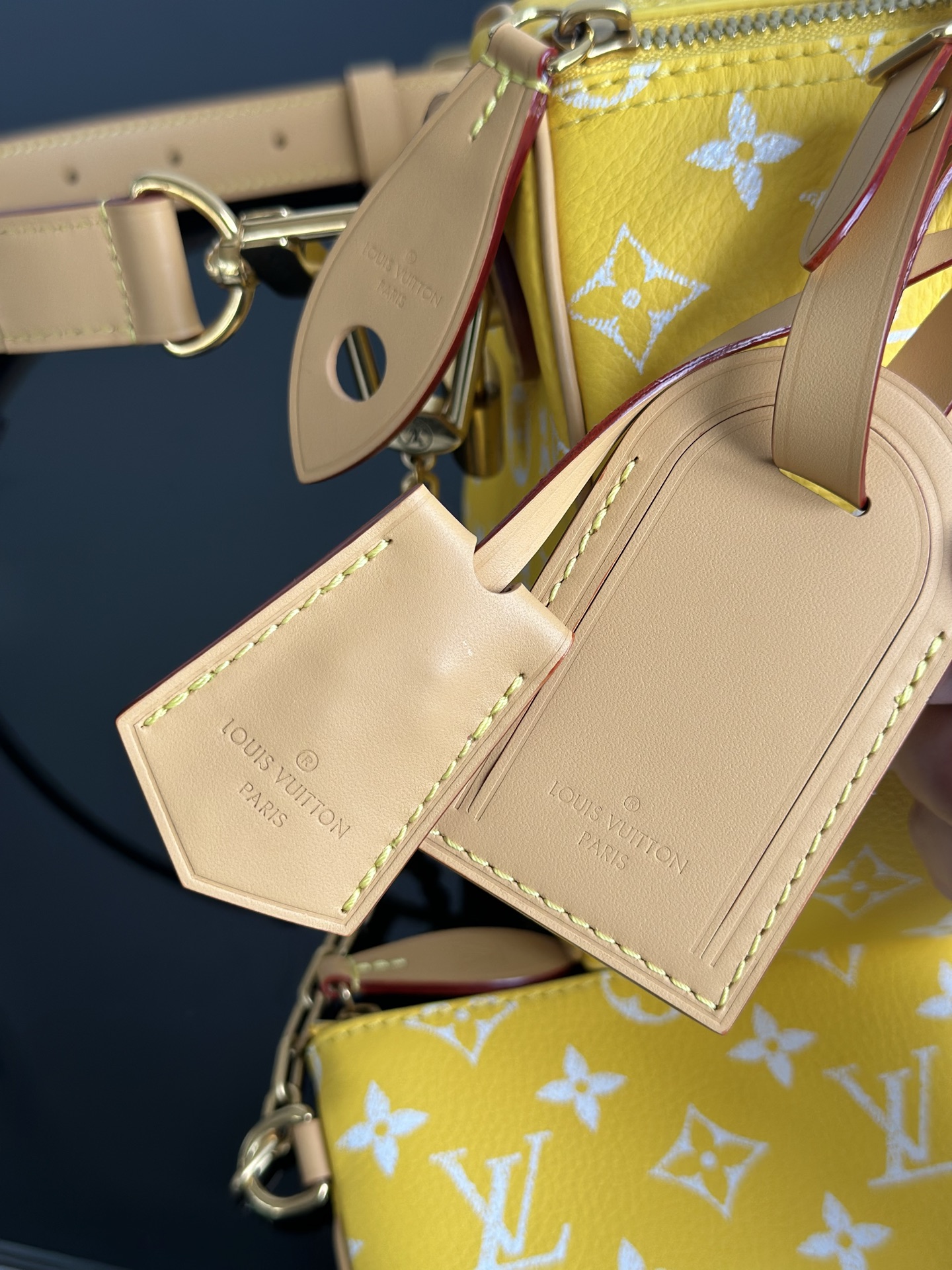 Louis Vuitton Speedy Bandoulière 25 Yellow Monogram Leather Satchel 6 i1753340703200 1317 0 5