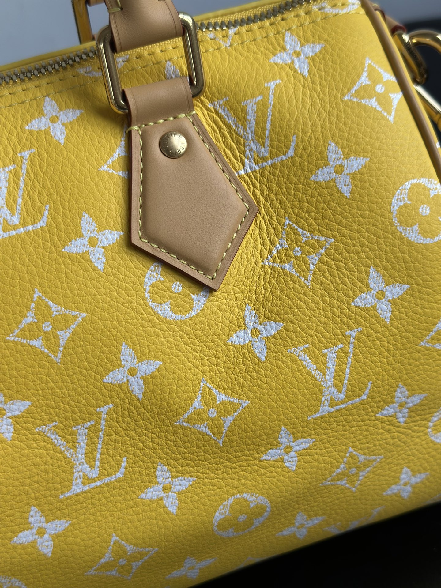 Louis Vuitton Speedy Bandoulière 25 Yellow Monogram Leather Satchel 8 i1753340703283 2006 0 7