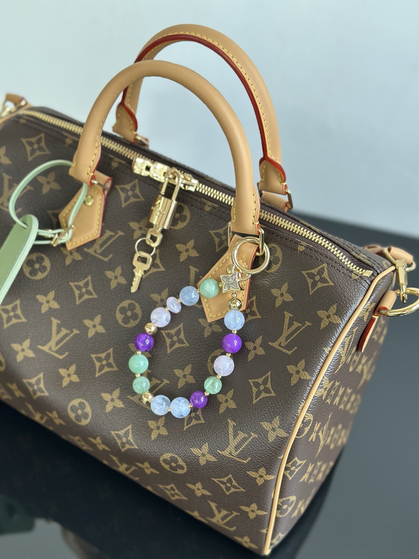 Louis Vuitton Speedy Soft 30 Lucky Handbag - Monogram Canvas & VVN Leather 4 i1753605867998 261 0 3
